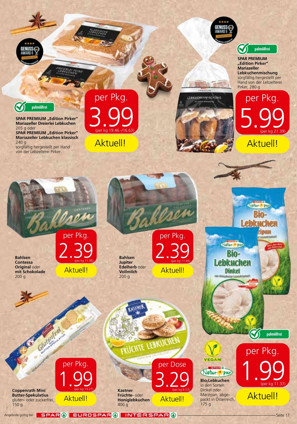 Prospekt Spar 25.08.2022 - 07.09.2022