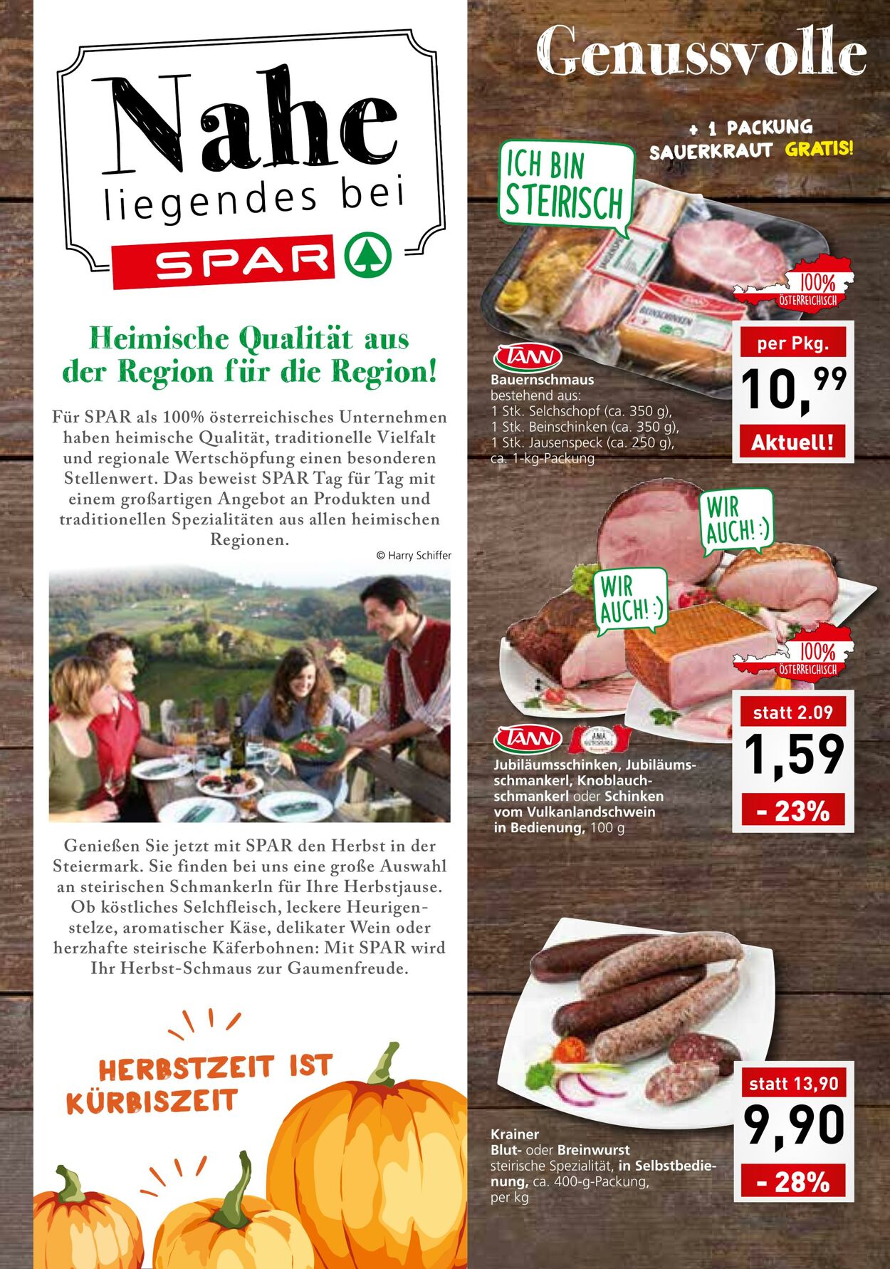 Prospekt Spar 22.09.2022 - 05.10.2022