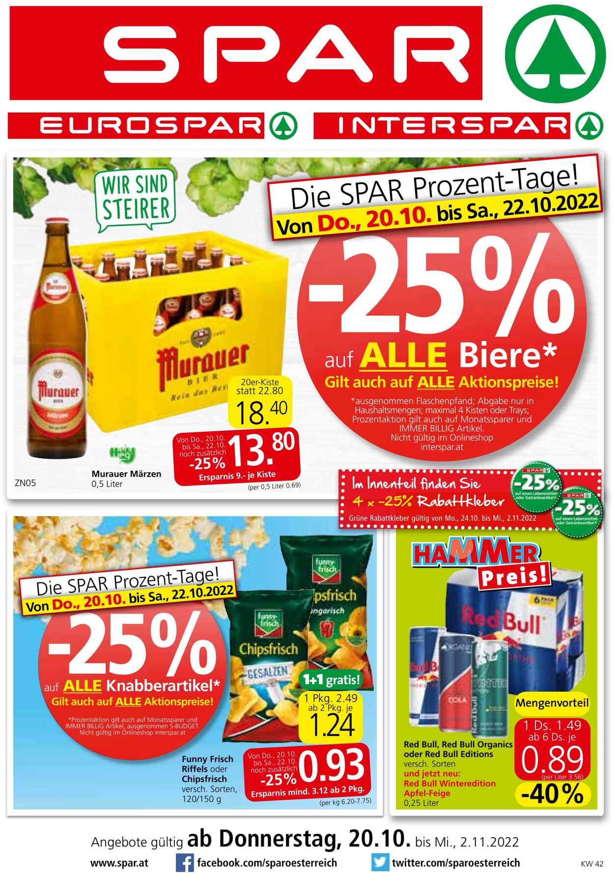 Prospekt Spar 20.10.2022 - 02.11.2022