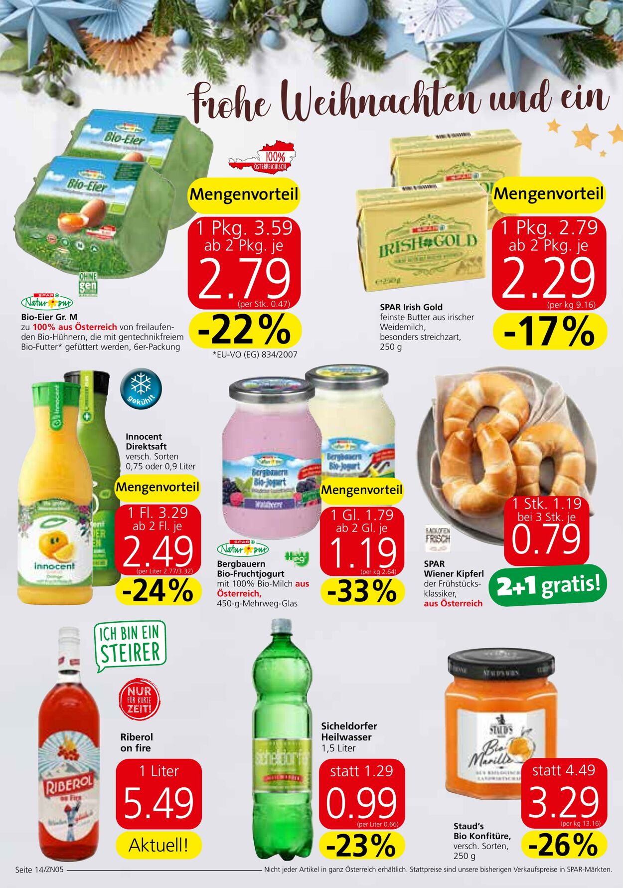 Prospekt Spar 15.12.2022 - 31.12.2022