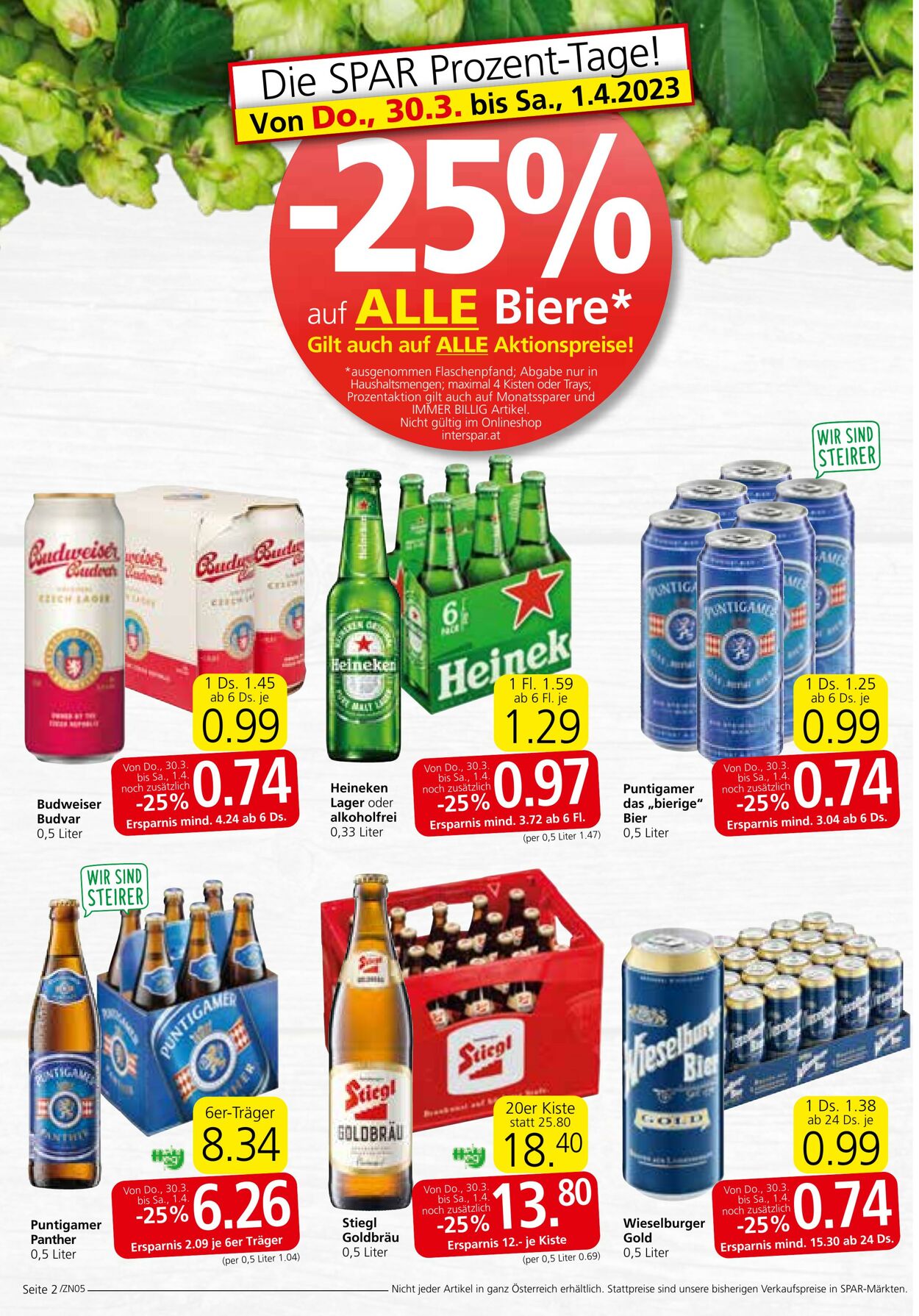 Prospekt Spar 30.03.2023 - 12.04.2023