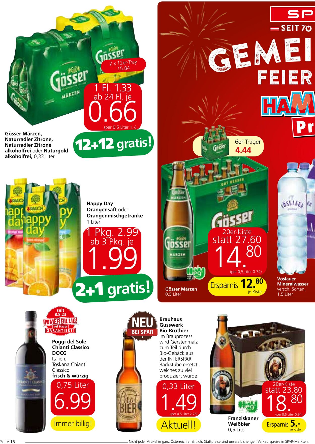 Prospekt Spar 26.03.2024 - 03.04.2024