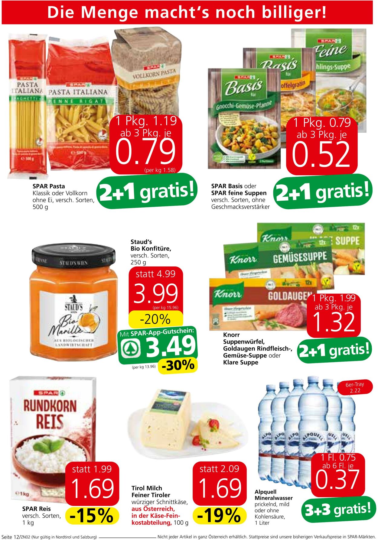 Prospekt Spar 18.04.2024 - 30.04.2024