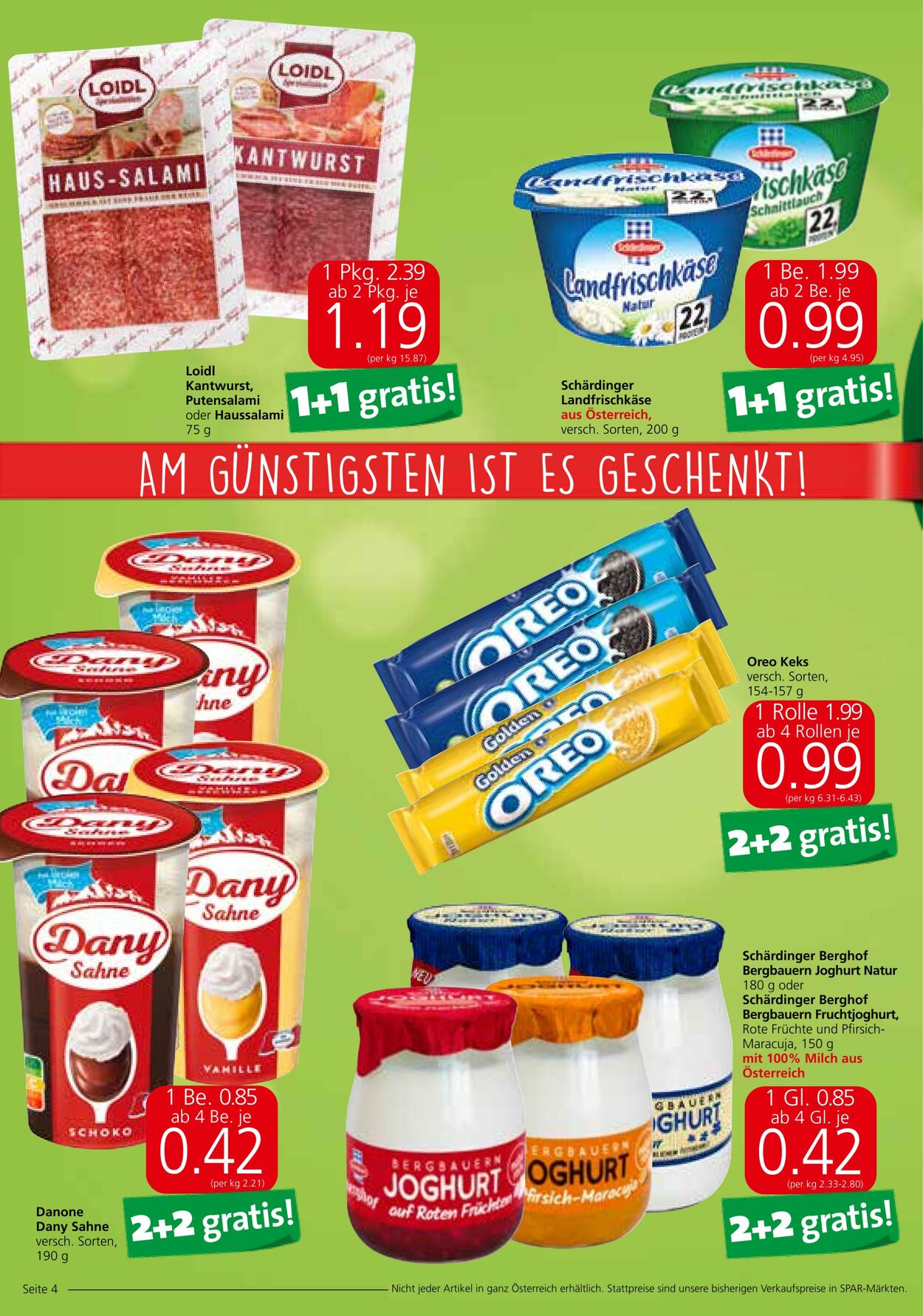 Prospekt Spar 28.07.2022 - 10.08.2022