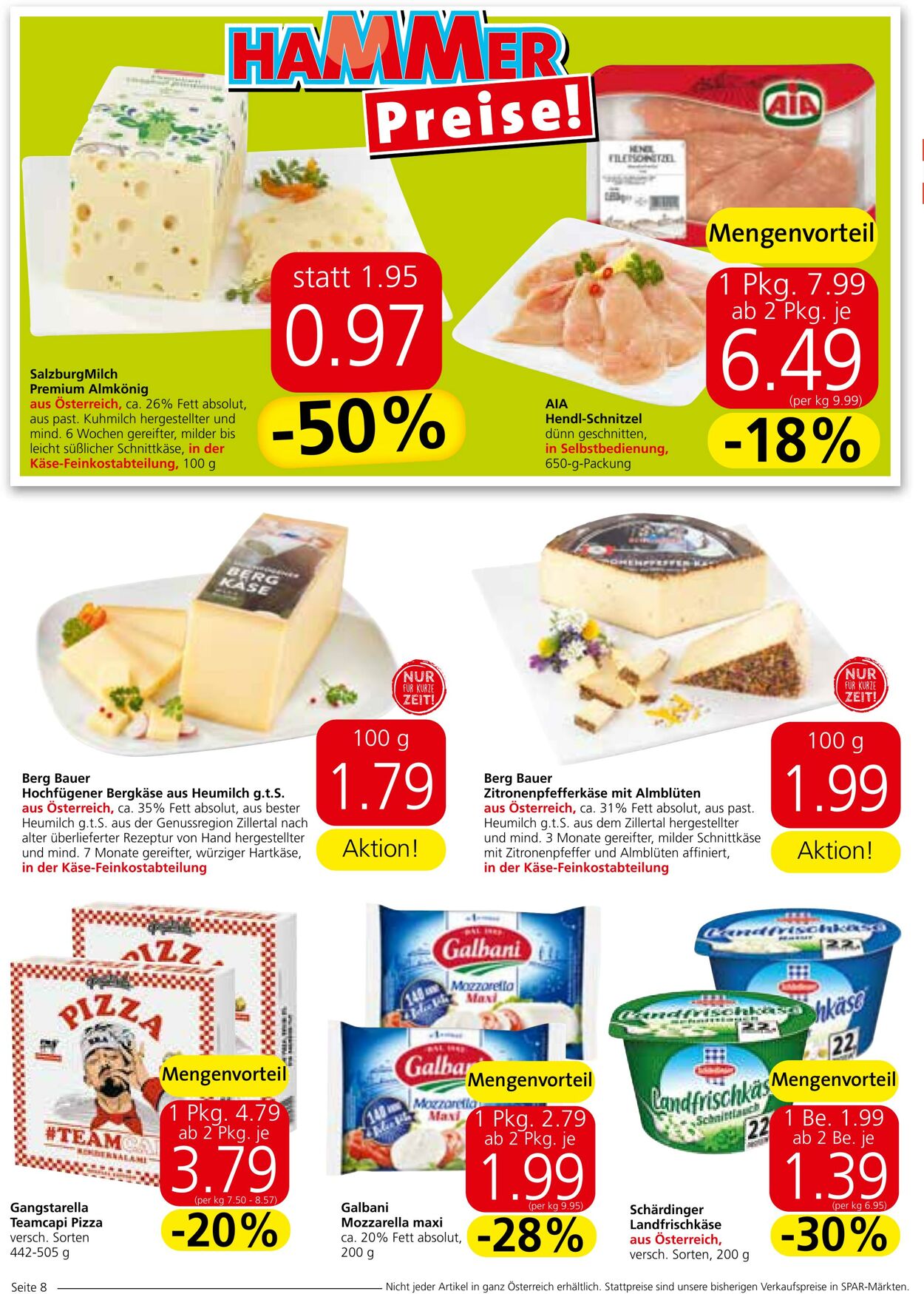 Prospekt Spar 25.08.2022 - 07.09.2022