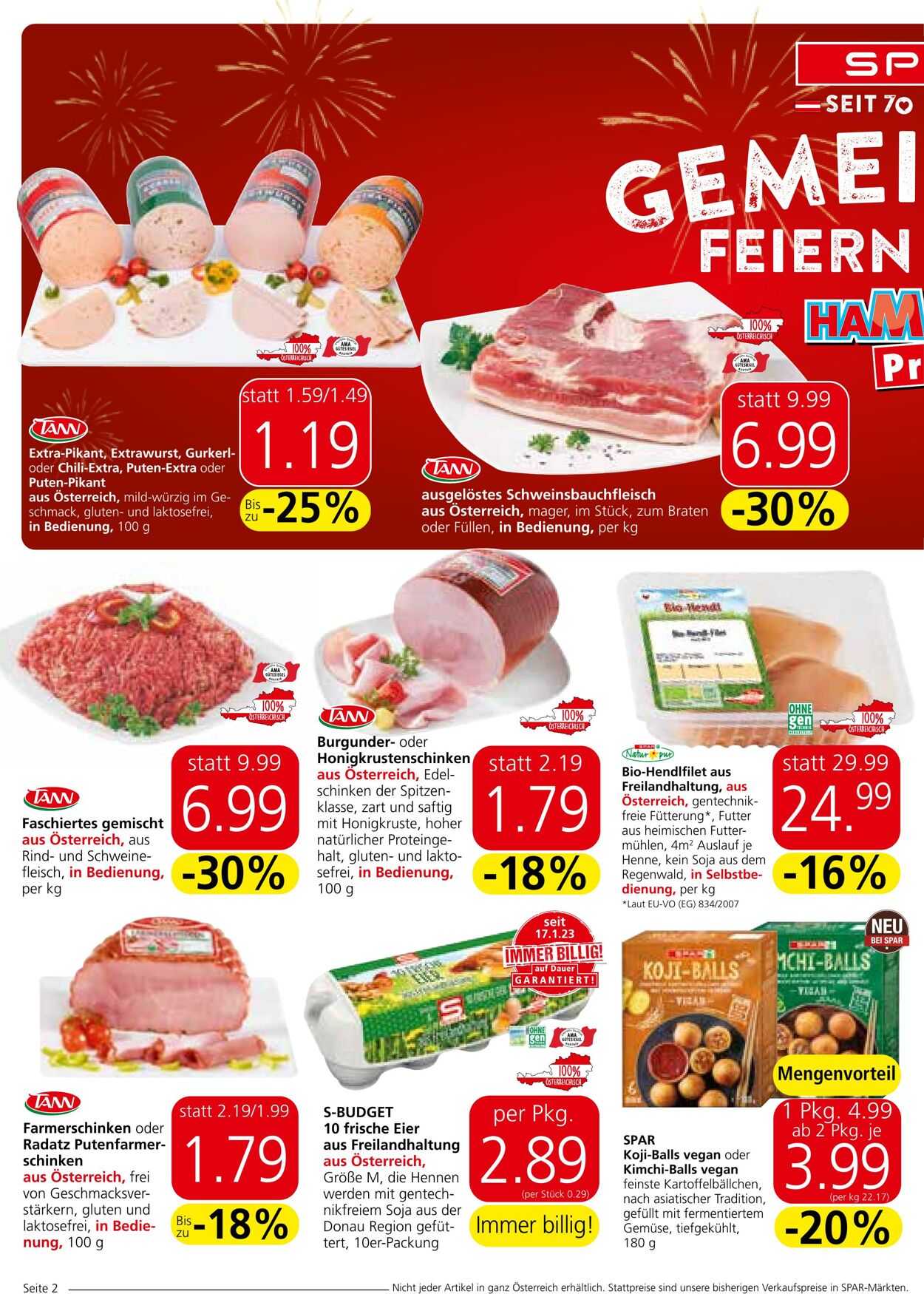 Prospekt Spar 26.09.2024 - 02.10.2024