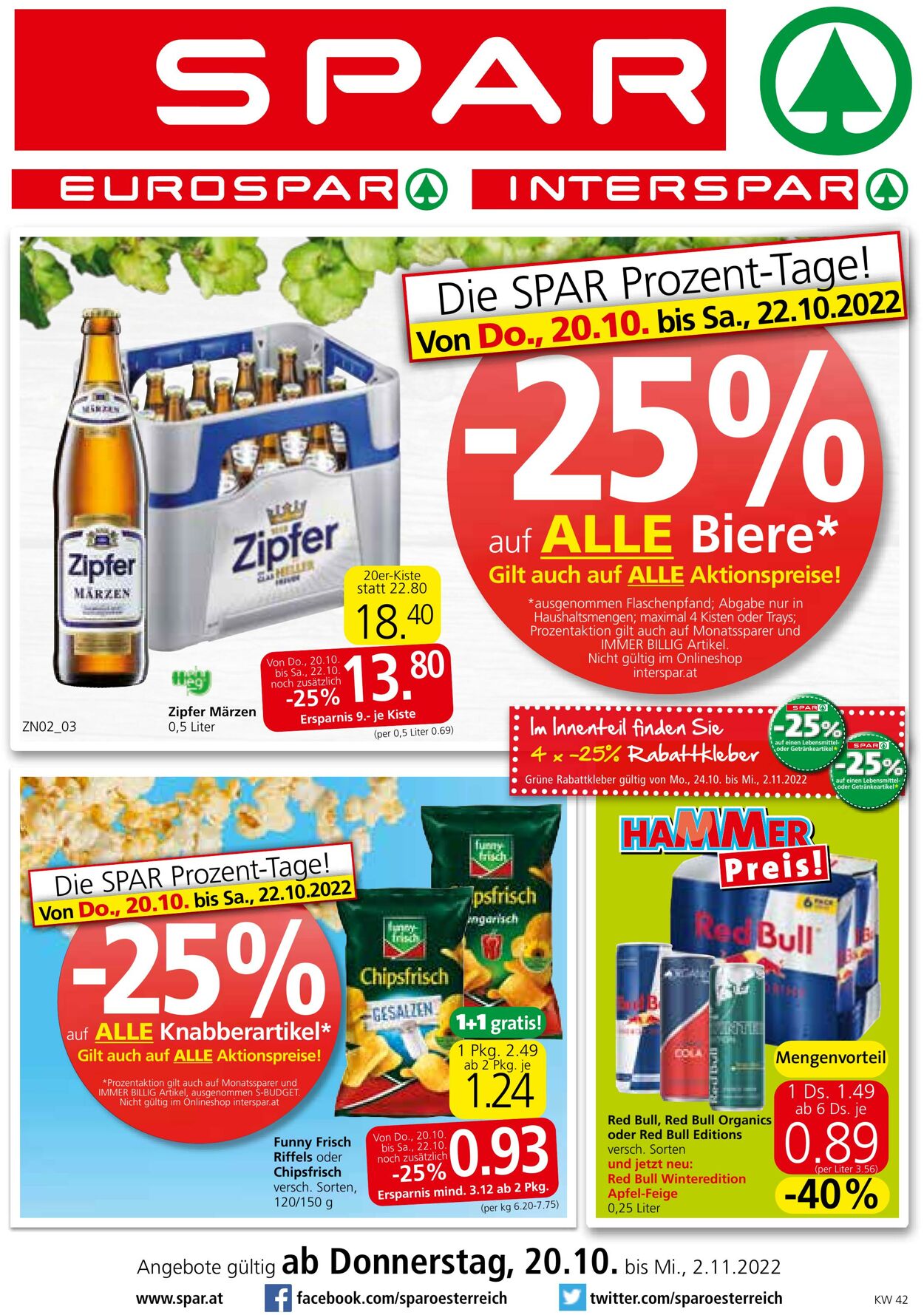 Prospekt Spar 20.10.2022 - 02.11.2022