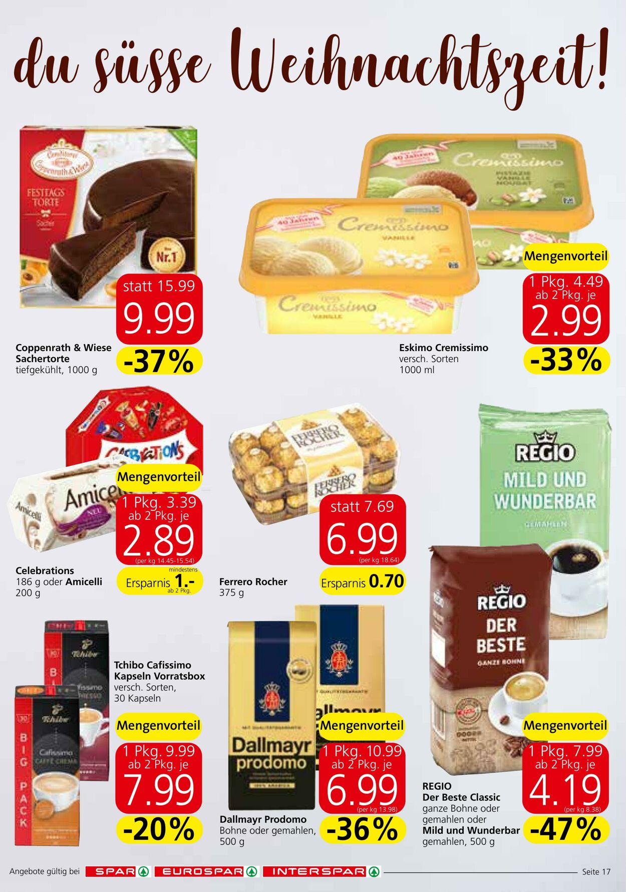 Prospekt Spar 21.12.2022 - 31.12.2022