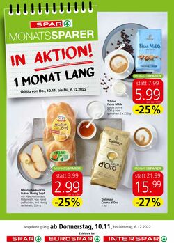 Prospekt Spar 10.11.2022 - 06.12.2022