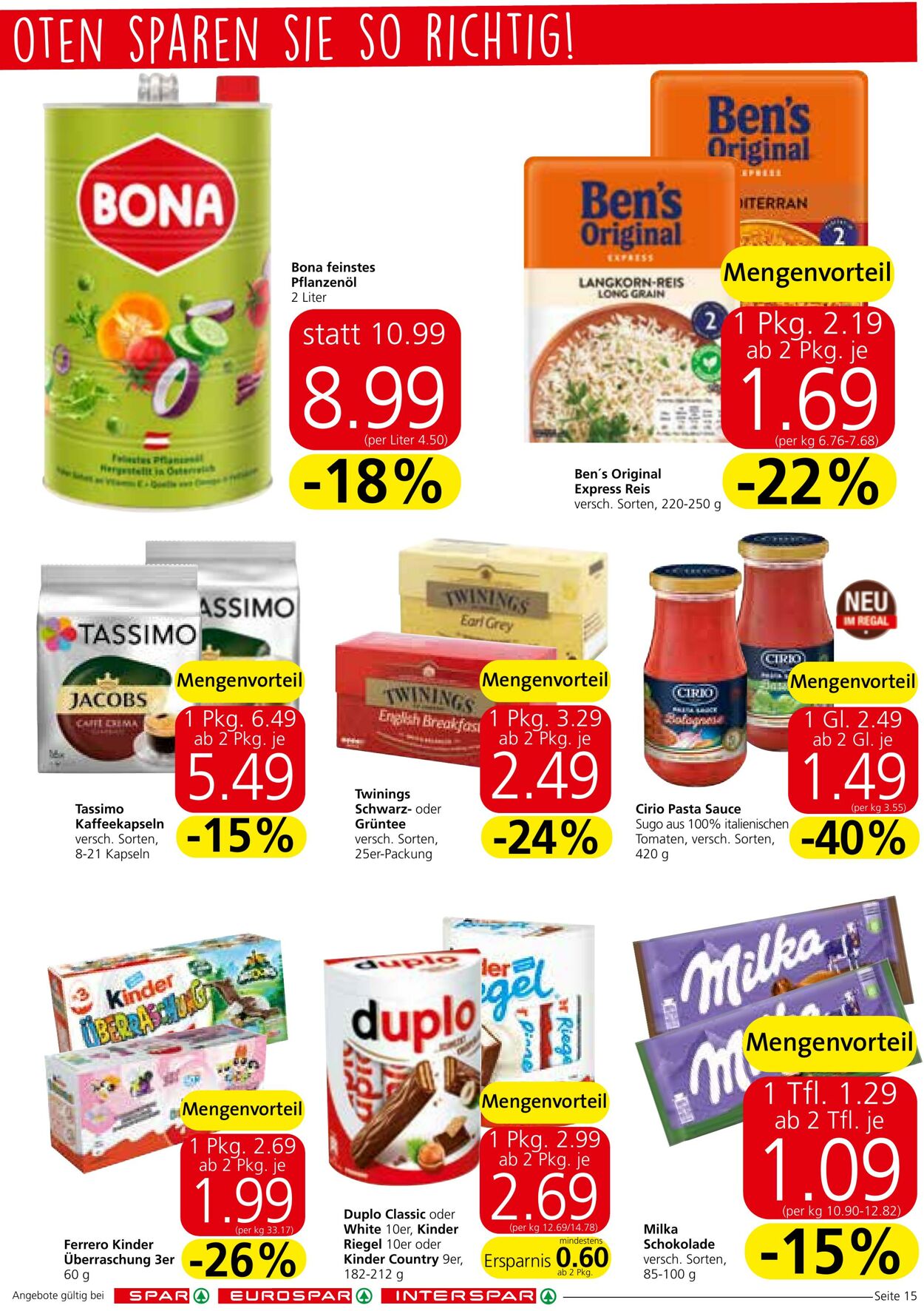 Prospekt Spar 19.01.2023 - 01.02.2023