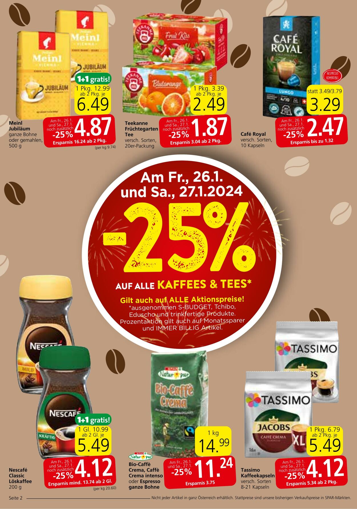 Prospekt Spar 25.01.2024 - 31.01.2024