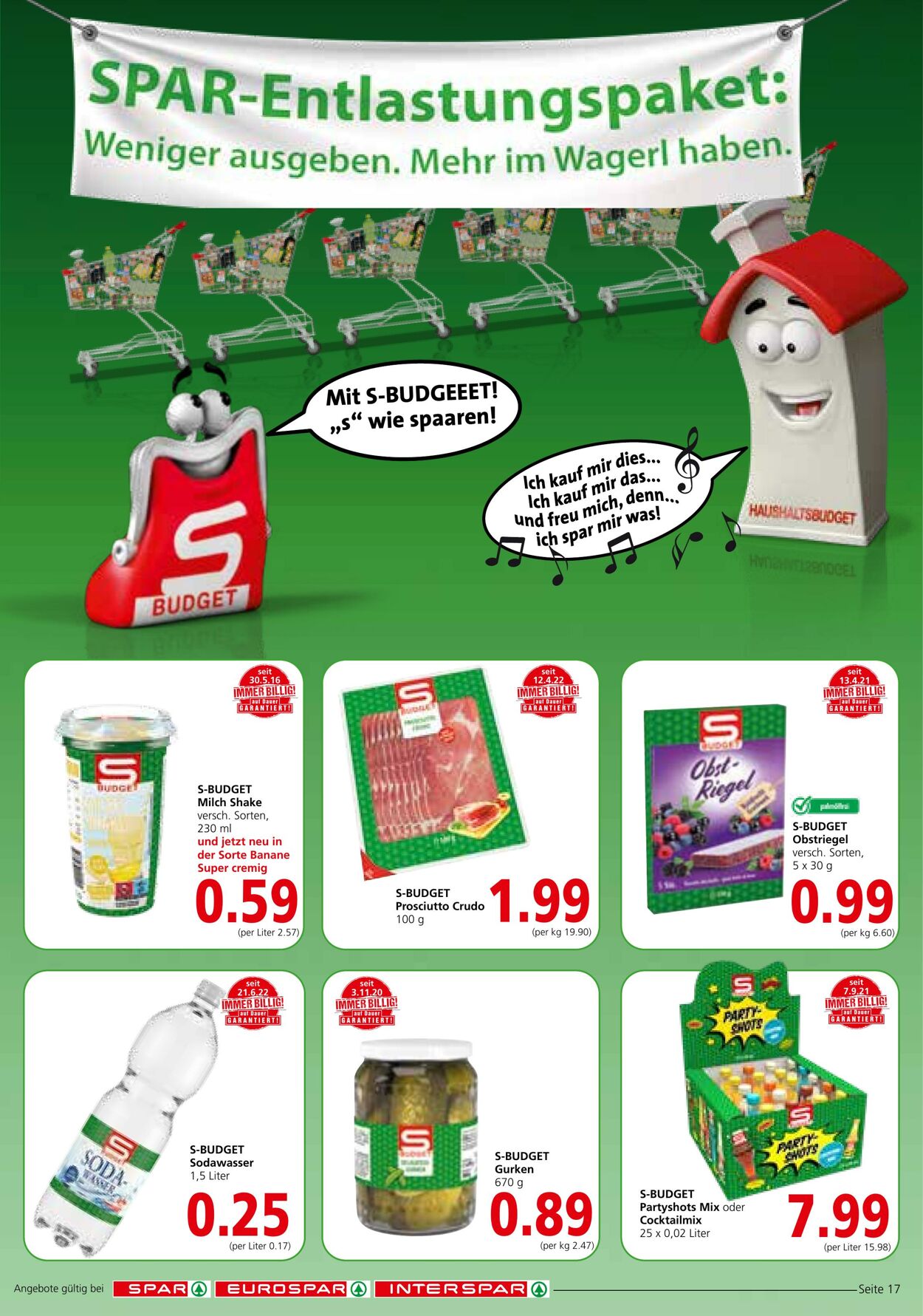 Prospekt Spar 11.08.2022 - 24.08.2022