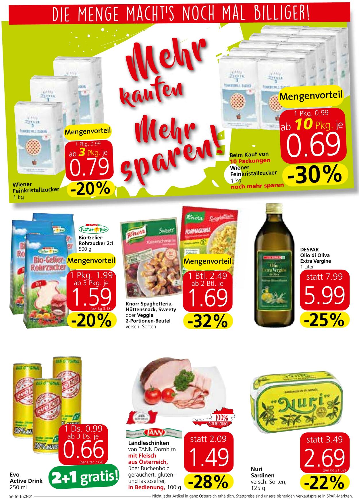 Prospekt Spar 25.08.2022 - 07.09.2022