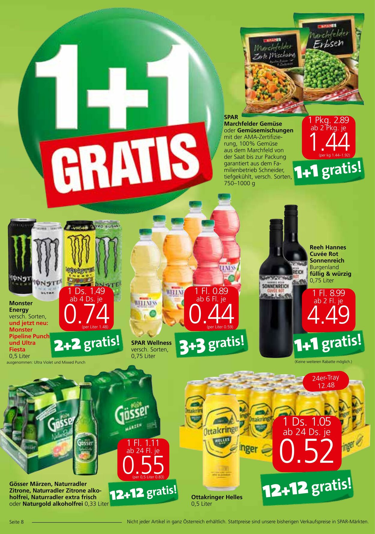 Prospekt Spar 01.09.2022 - 07.09.2022