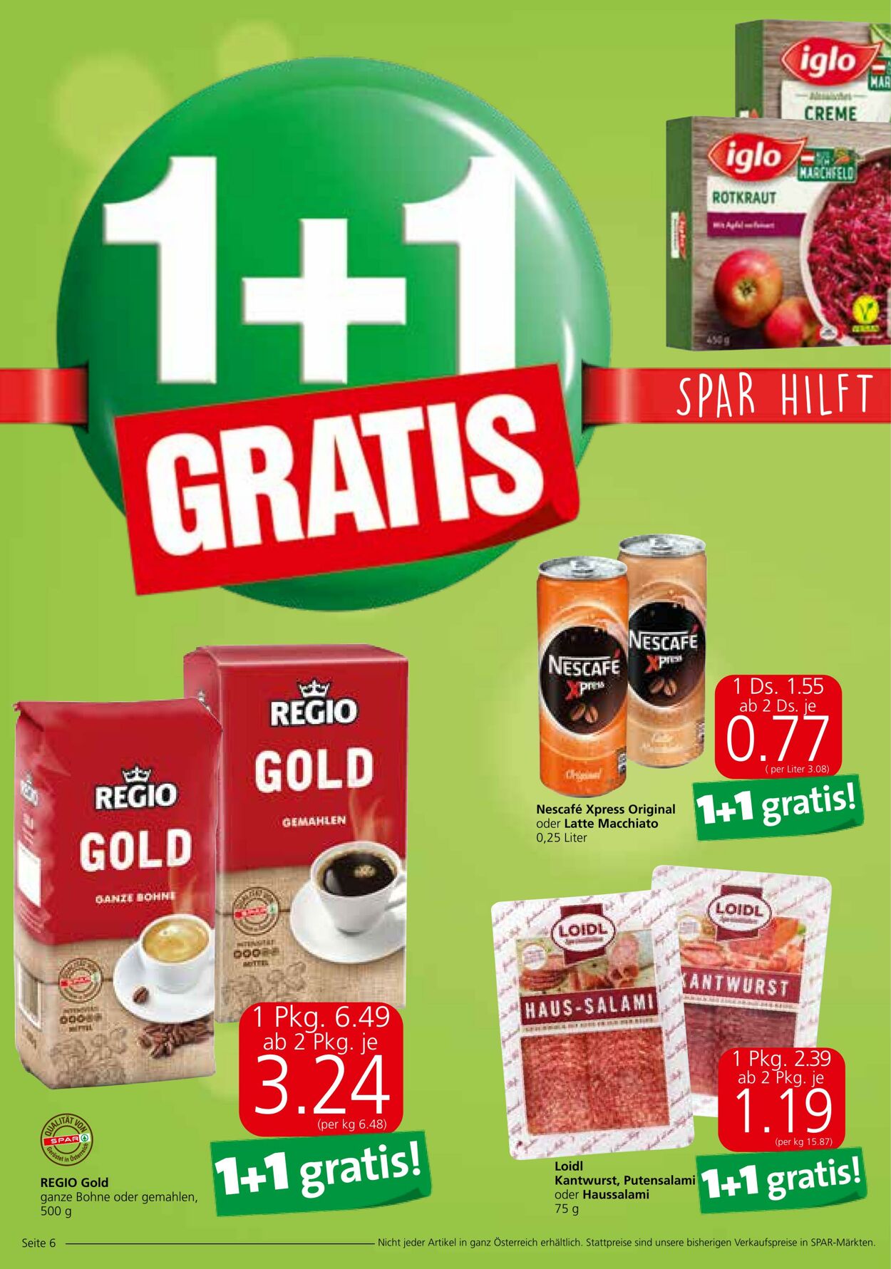 Prospekt Spar 06.10.2022 - 19.10.2022