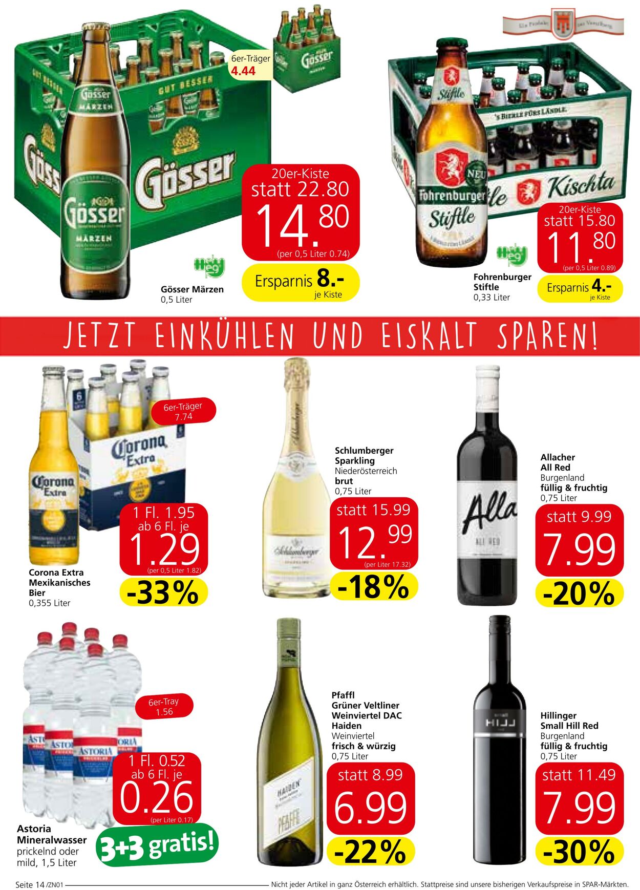 Prospekt Spar 06.10.2022 - 19.10.2022