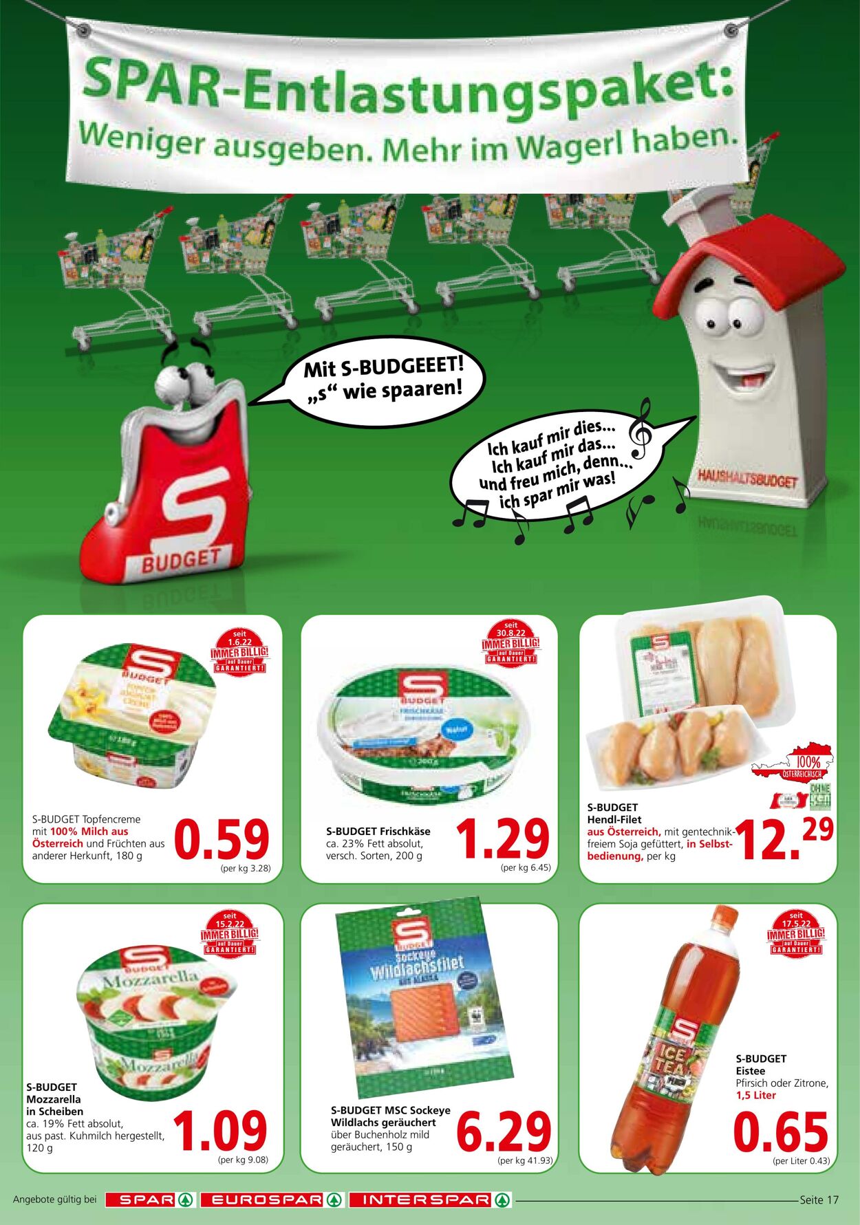 Prospekt Spar 06.10.2022 - 19.10.2022