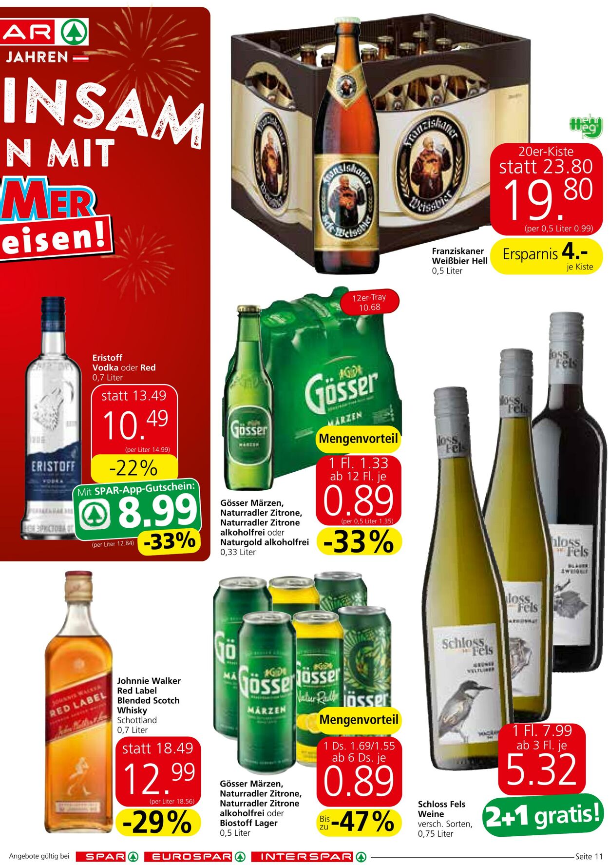 Prospekt Spar 17.10.2024 - 30.10.2024