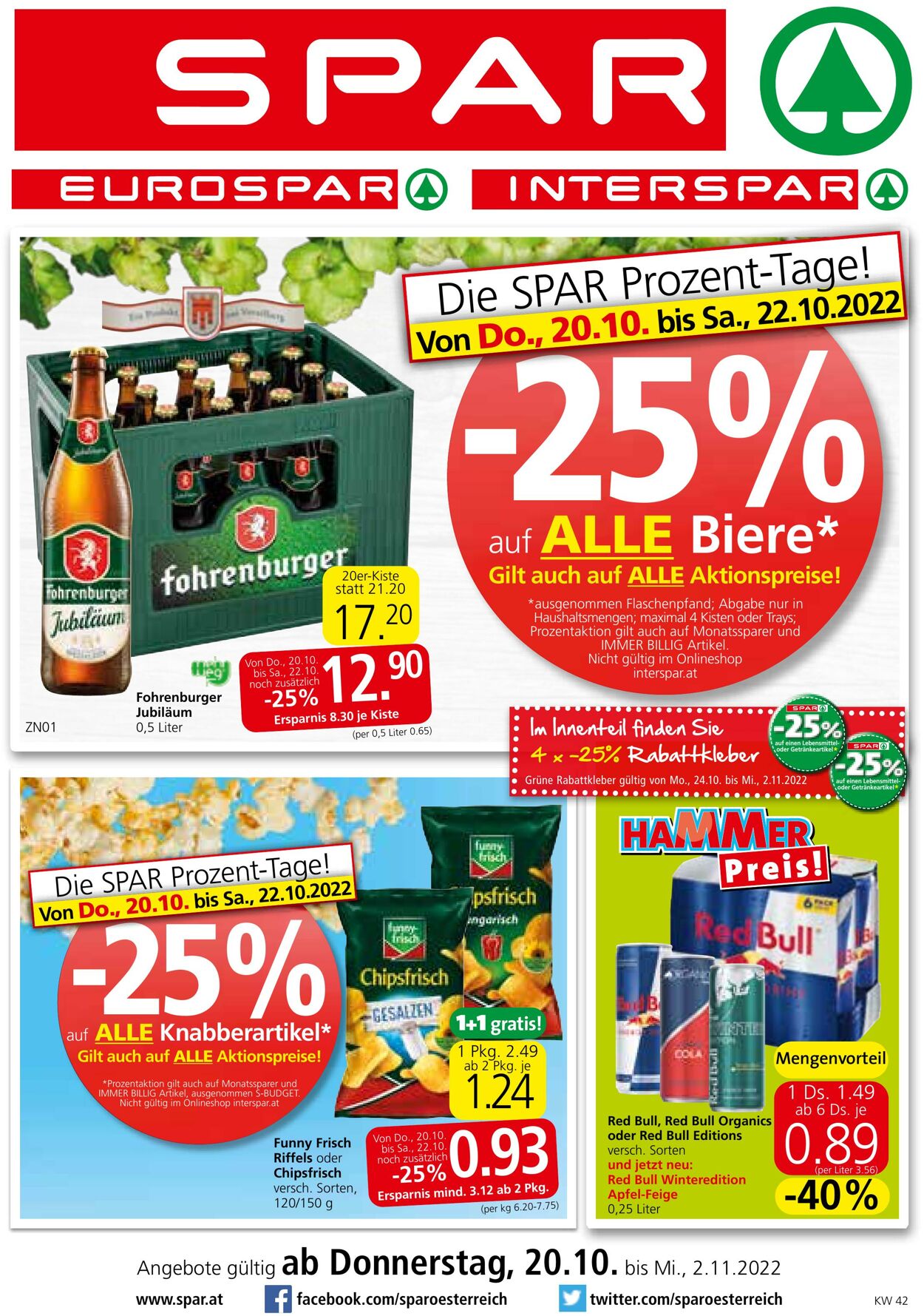 Prospekt Spar 20.10.2022 - 02.11.2022