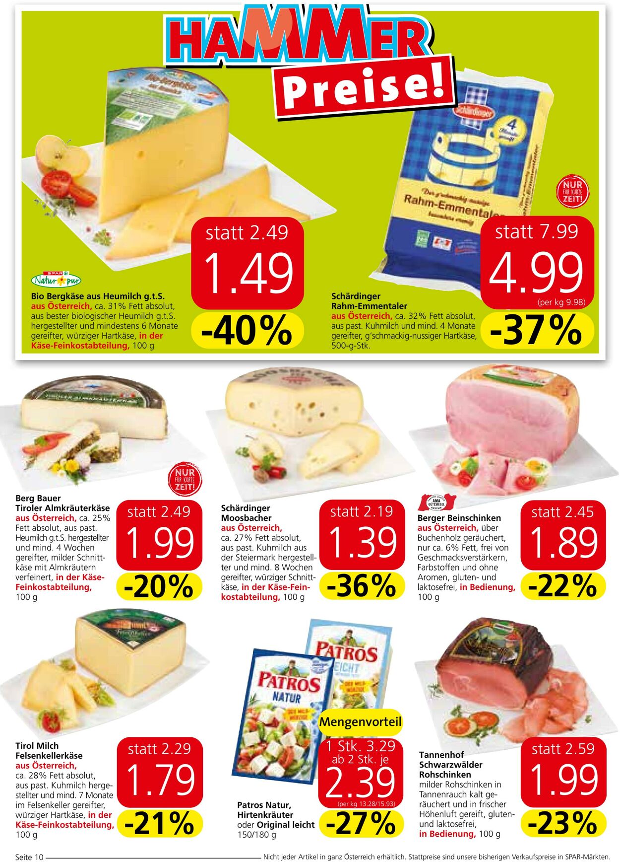 Prospekt Spar 13.04.2023 - 26.04.2023