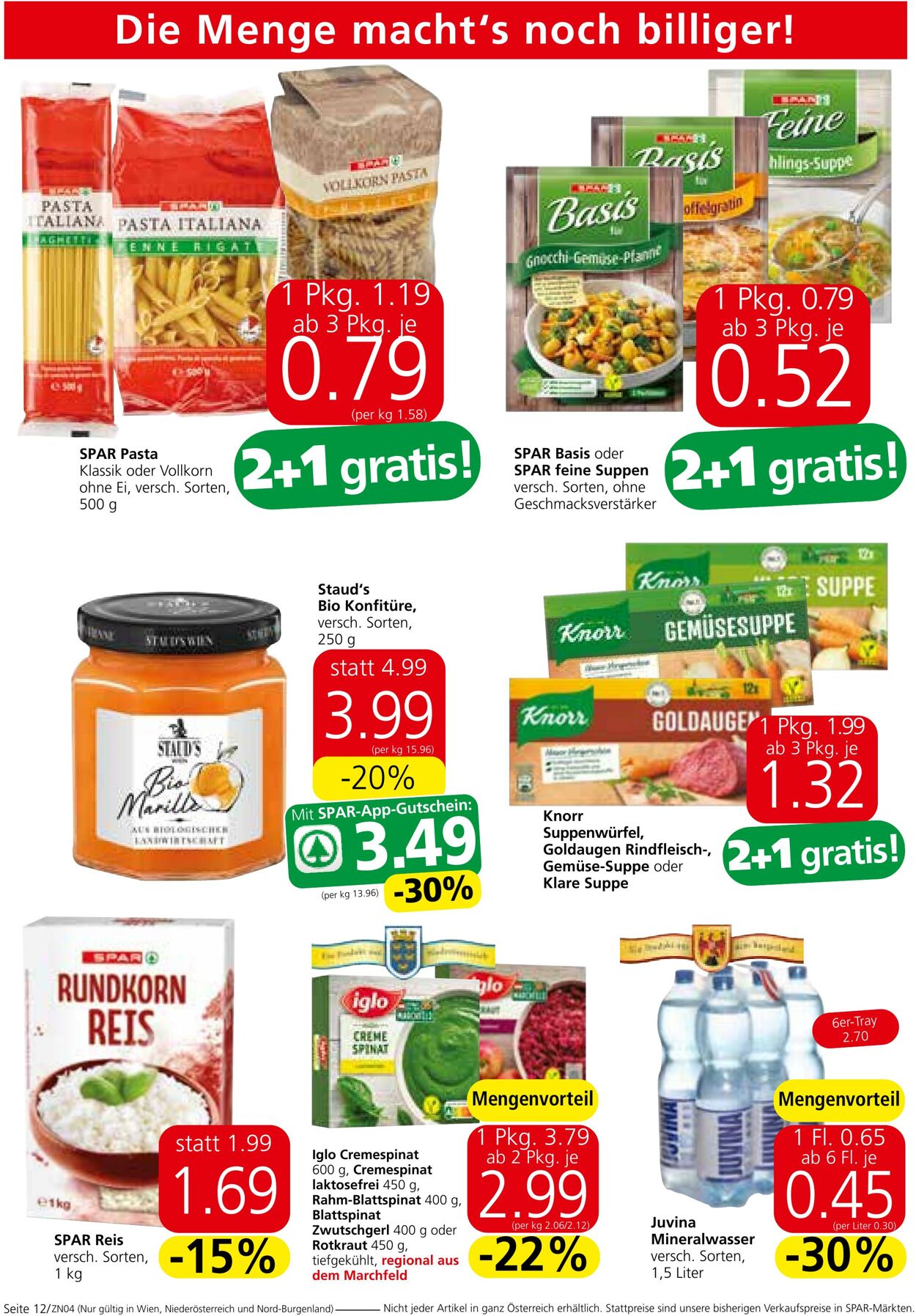 Prospekt Spar 18.04.2024 - 30.04.2024