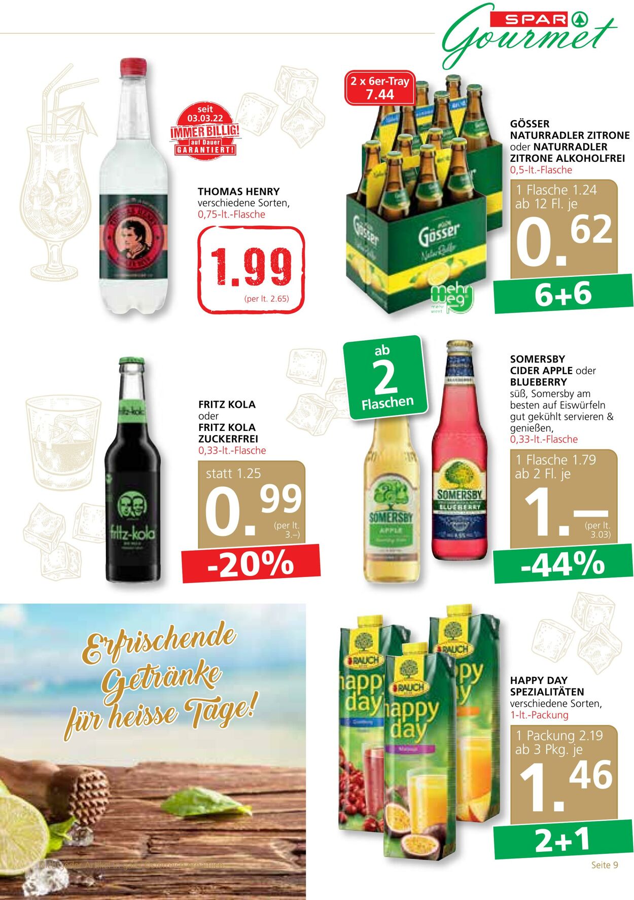 Prospekt Spar 14.07.2022 - 27.07.2022