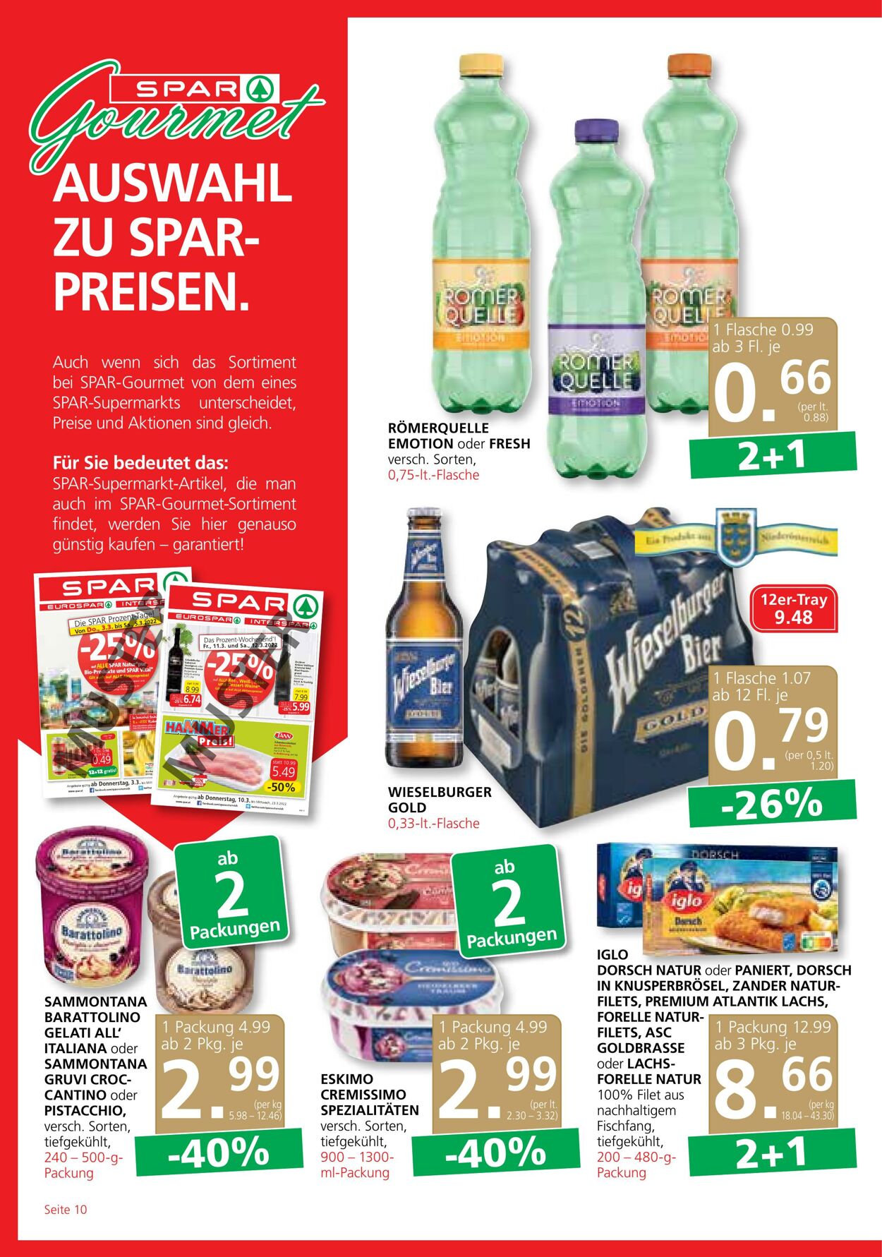 Prospekt Spar 14.07.2022 - 27.07.2022