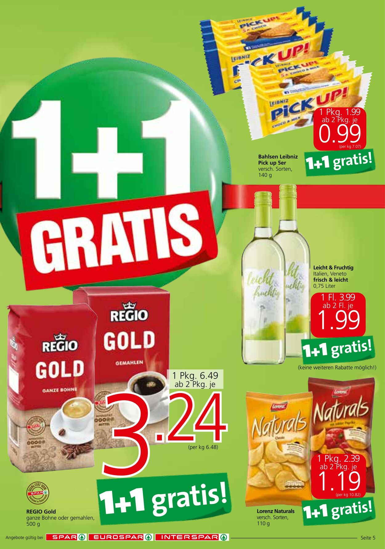 Prospekt Spar 25.08.2022 - 07.09.2022