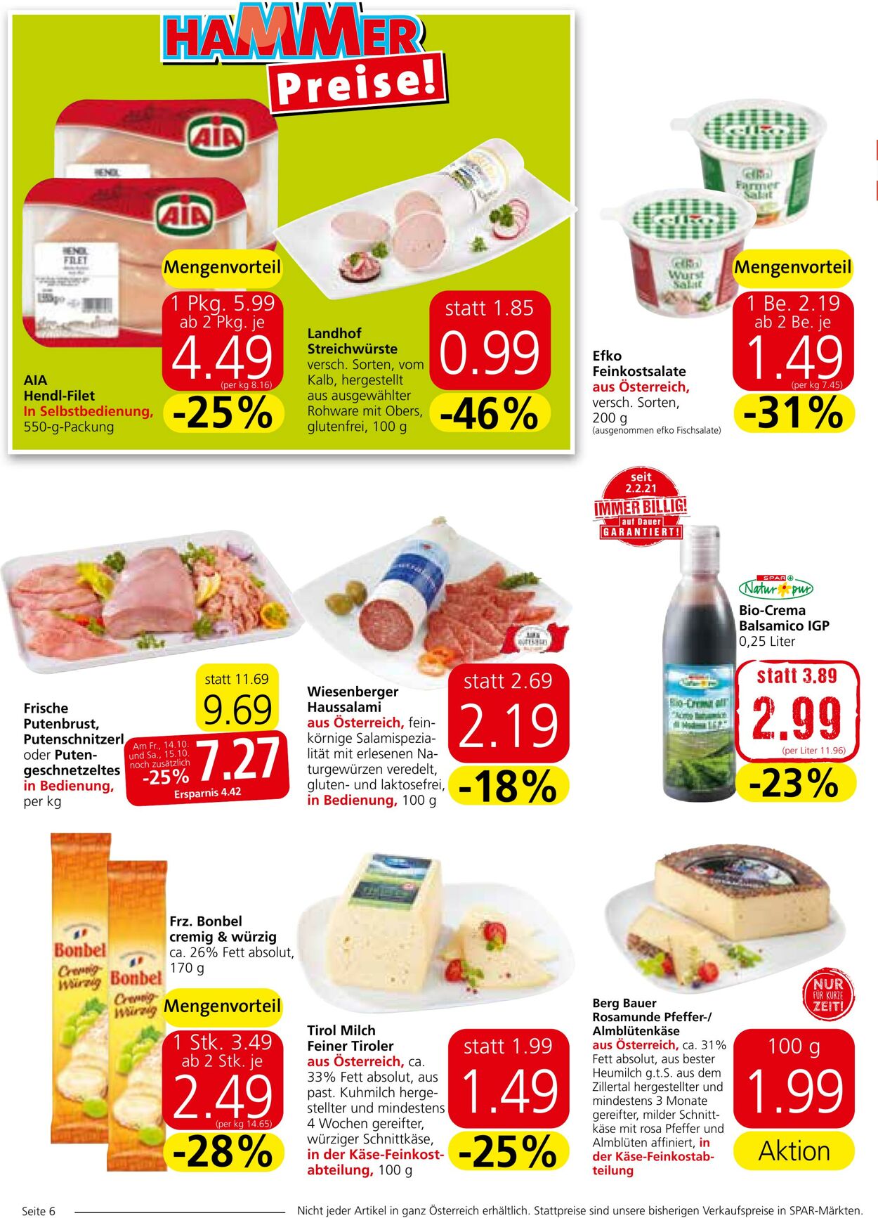 Prospekt Spar 13.10.2022 - 19.10.2022