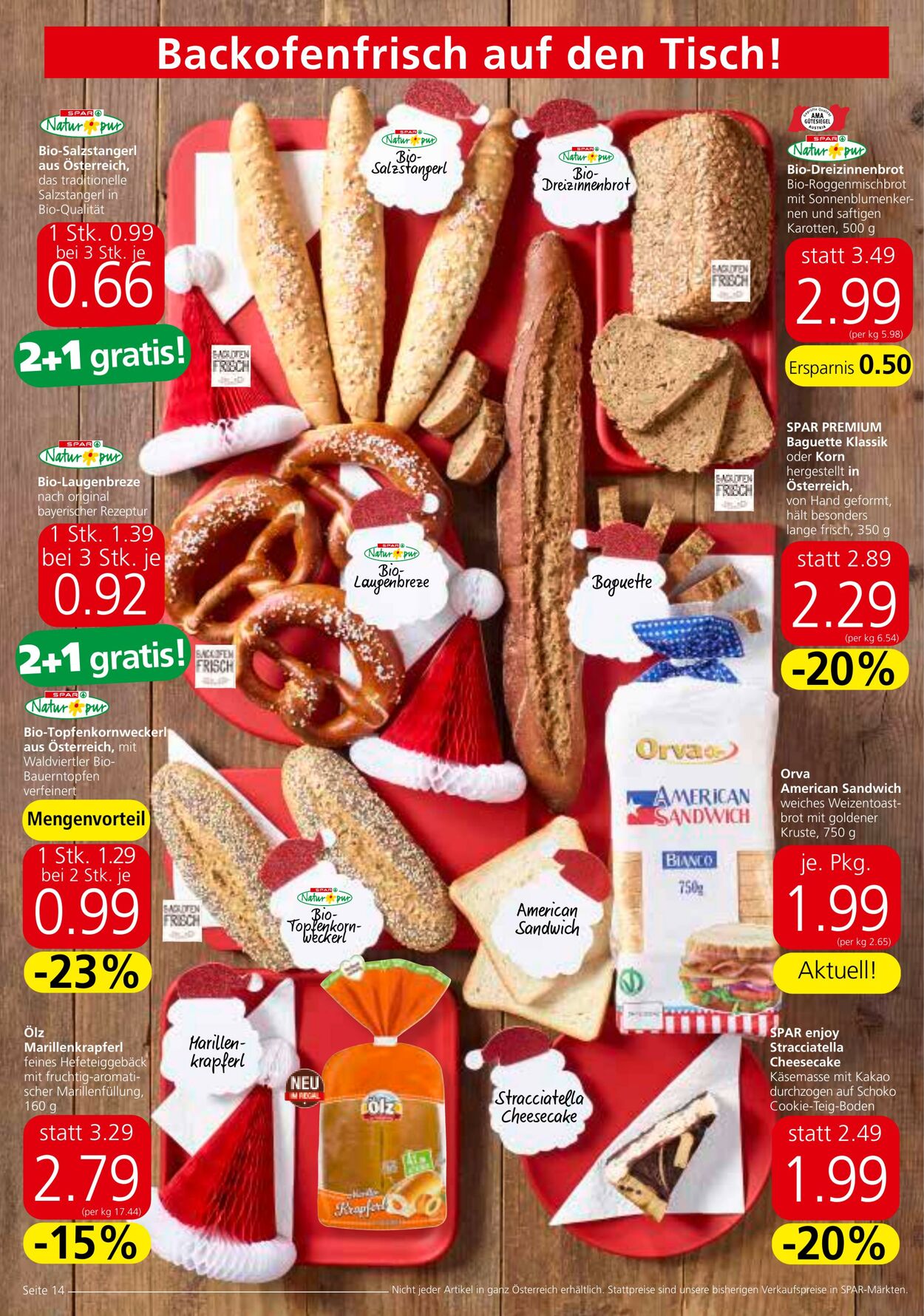 Prospekt Spar 14.11.2024 - 27.11.2024