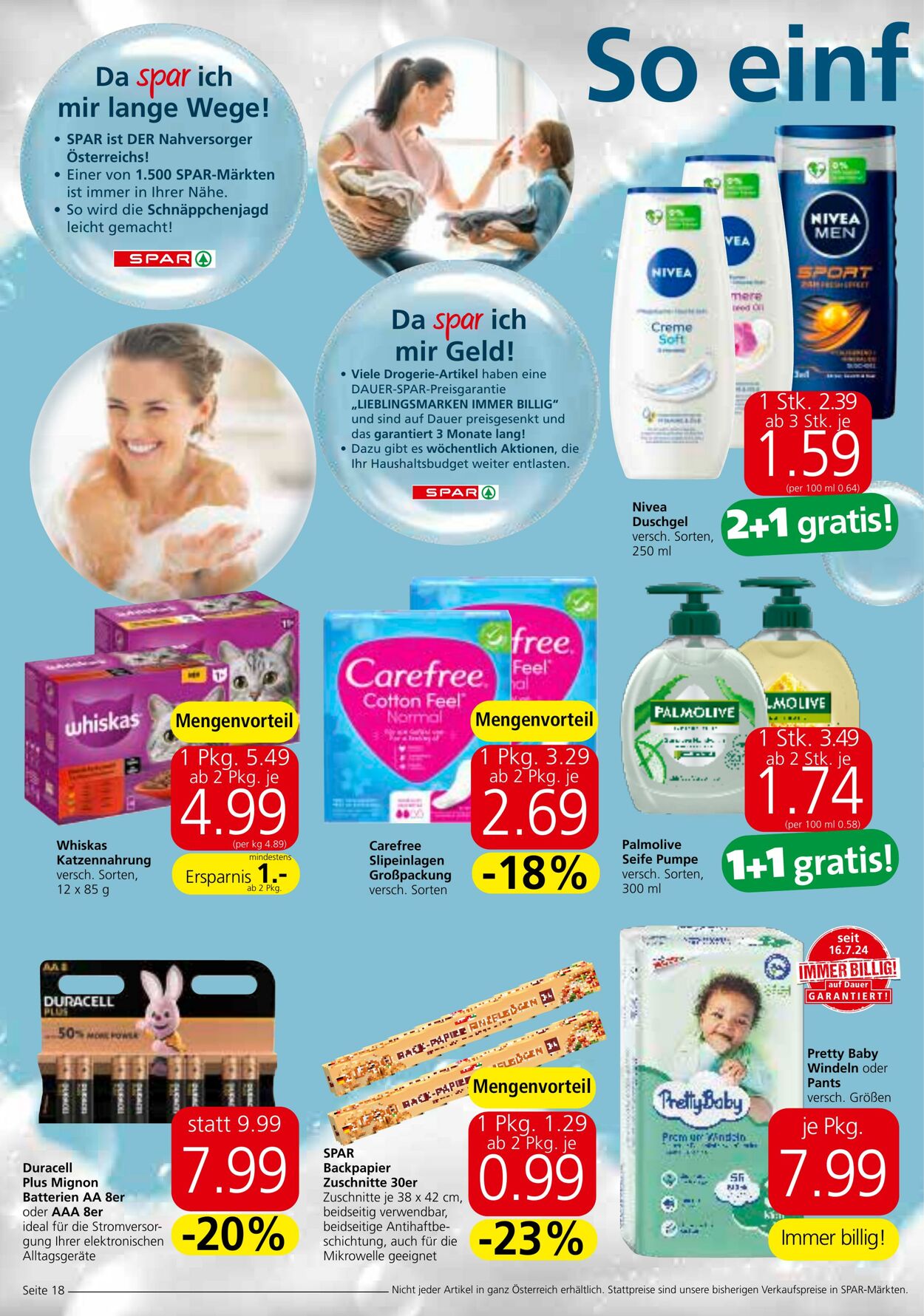 Prospekt Spar 14.11.2024 - 27.11.2024