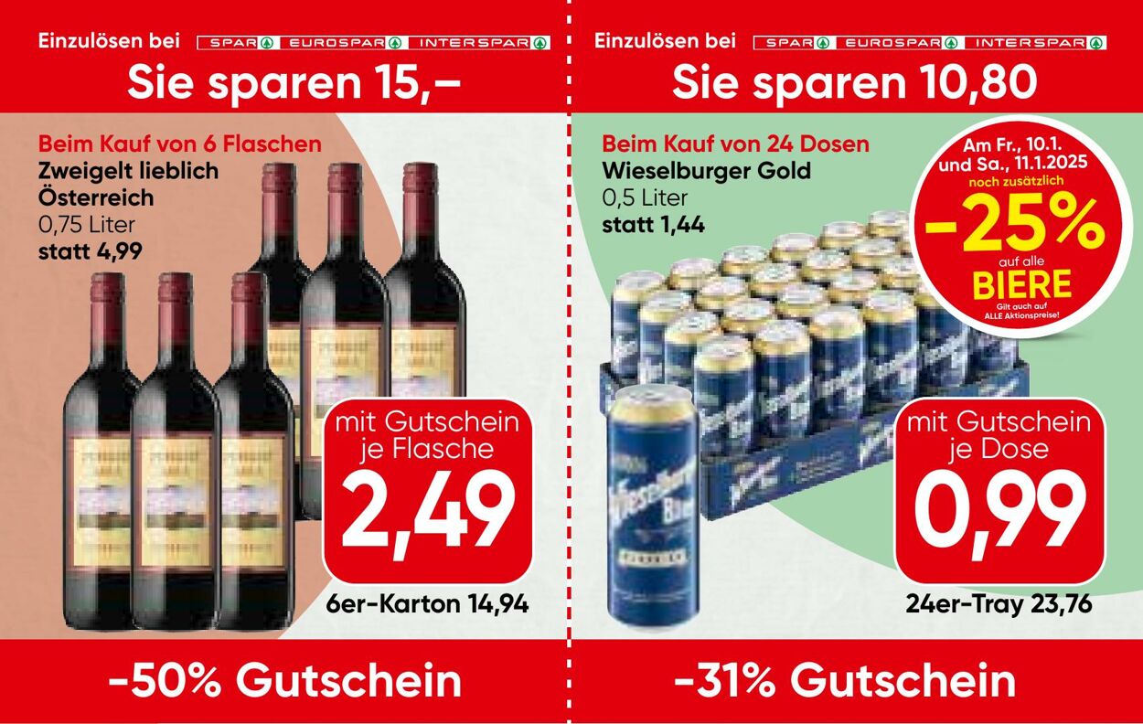 Prospekt Spar 09.01.2025 - 29.01.2025