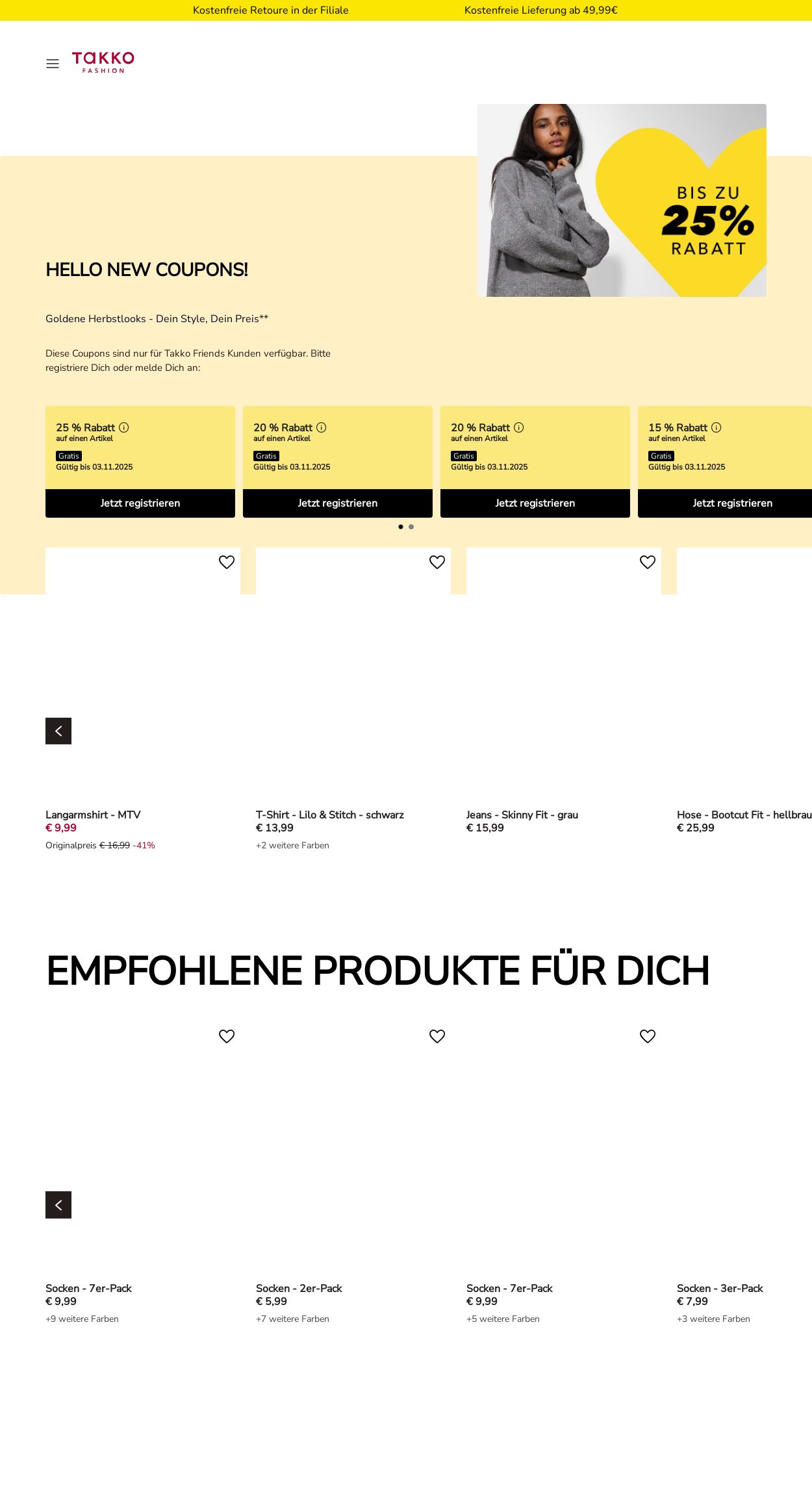 Takko Fashion Werbe Prospekte