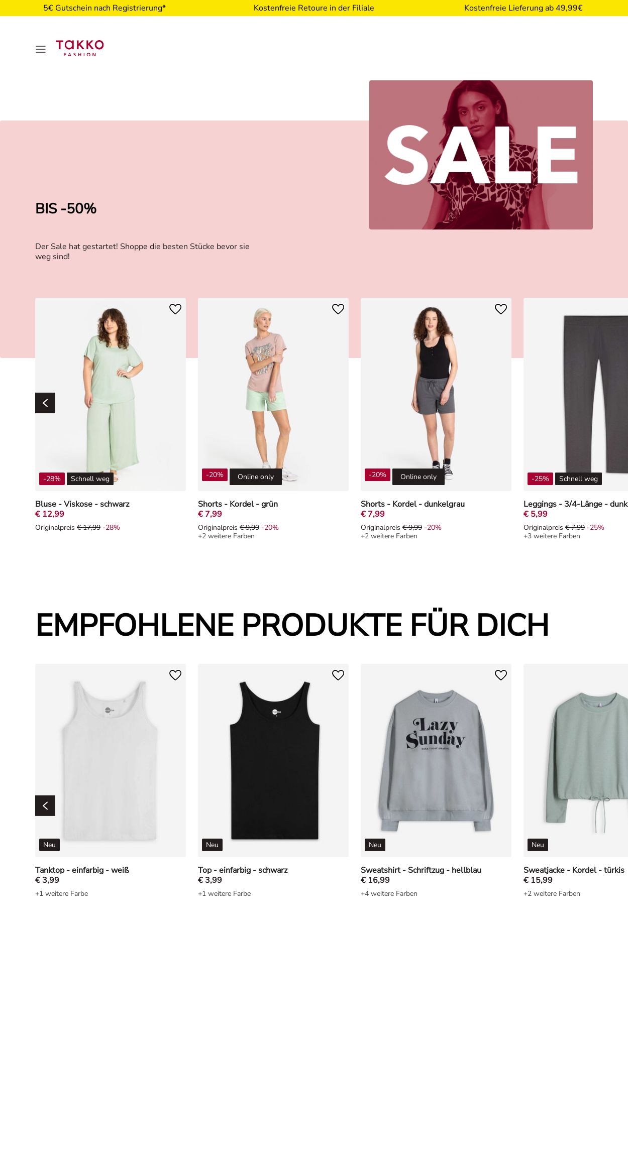 Takko Fashion Werbe Prospekte