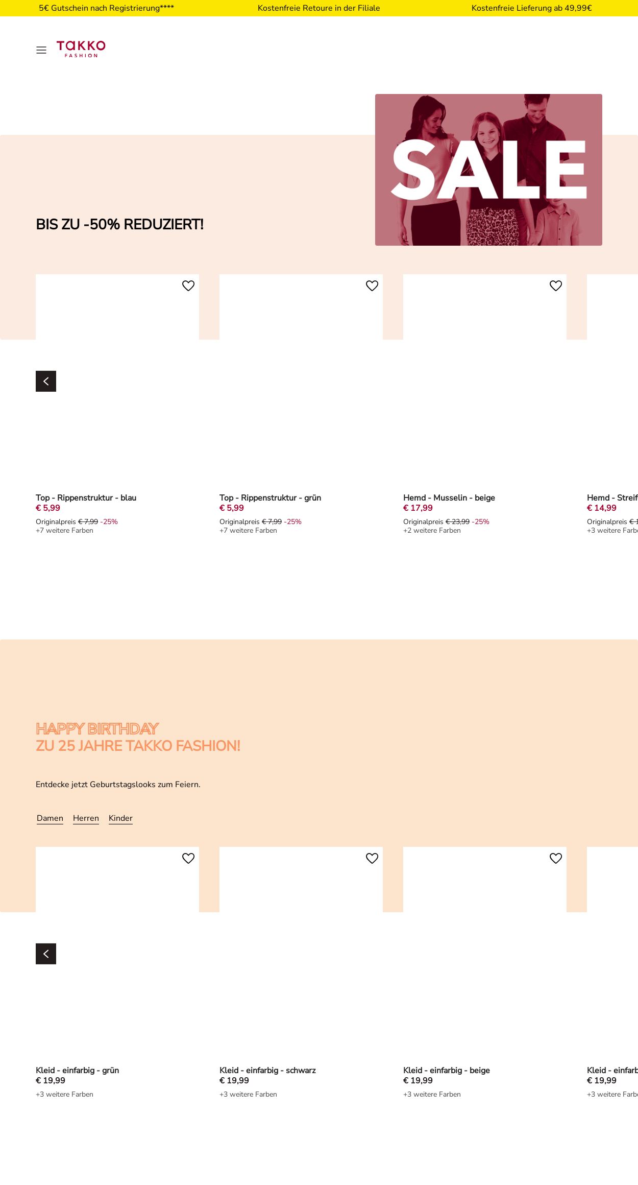 Prospekt Takko Fashion 07.07.2025 - 13.07.2025