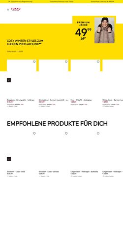 Prospekt Takko Fashion 10.11.2025 - 16.11.2025