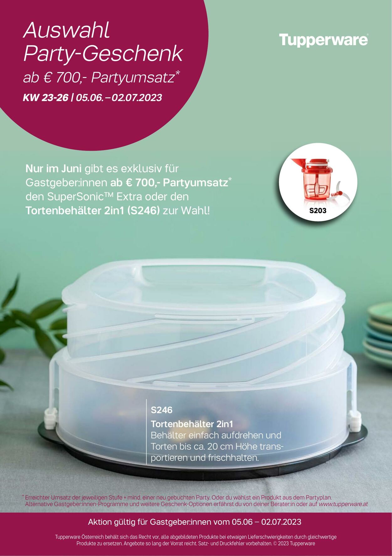 Prospekt Tupperware 05.06.2023 - 02.07.2023