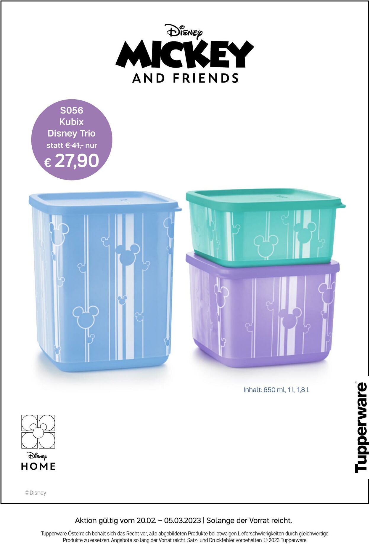 Prospekt Tupperware 20.02.2023 - 05.03.2023