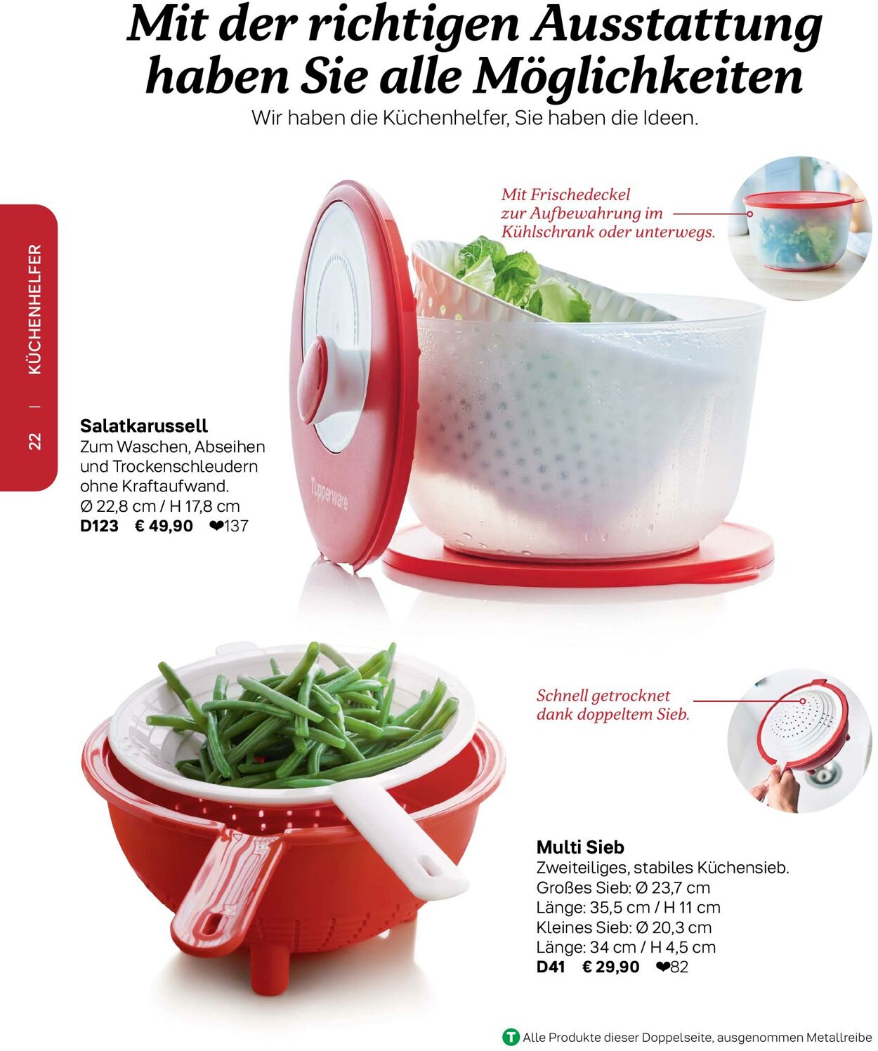 Prospekt Tupperware 01.09.2022 - 31.01.2023