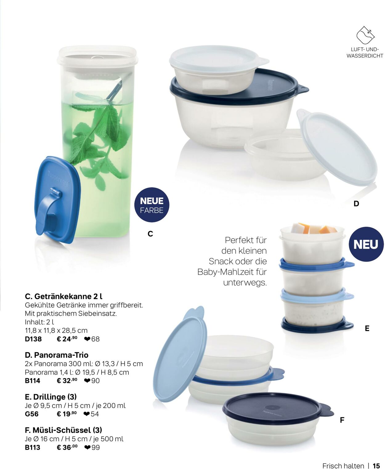 Prospekt Tupperware 06.09.2023 - 01.02.2024