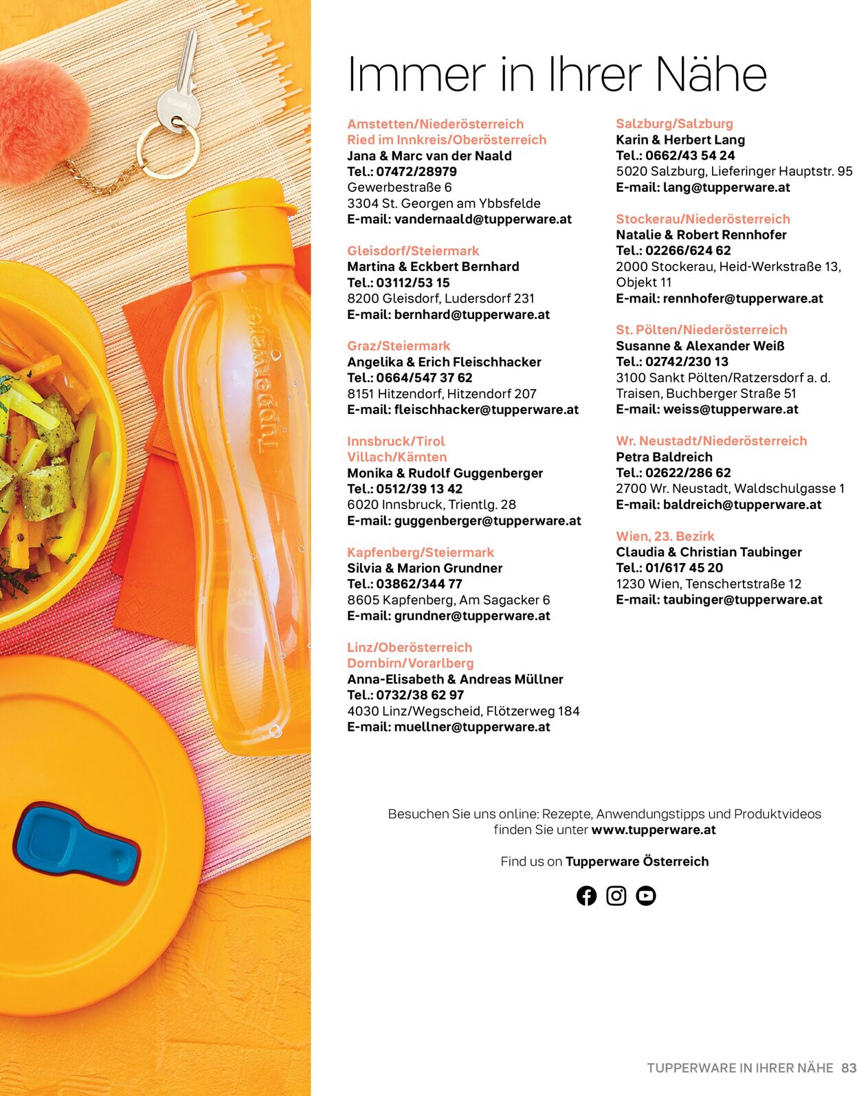 Prospekt Tupperware 01.05.2021 - 31.08.2021
