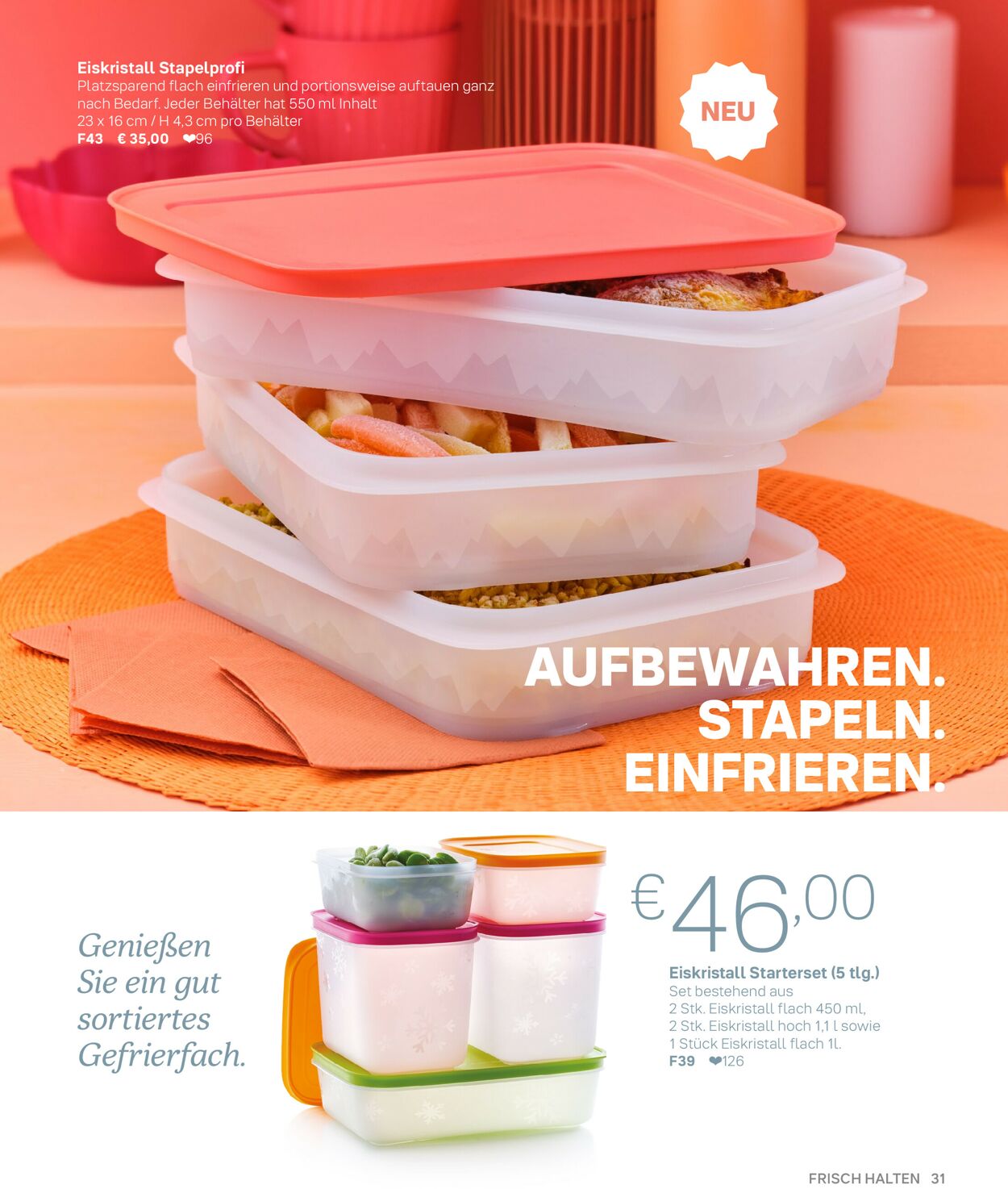 Prospekt Tupperware 01.05.2021 - 31.08.2021