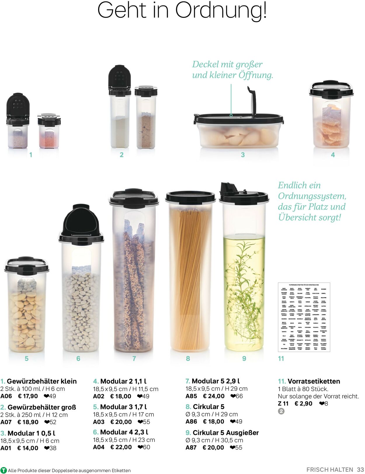 Prospekt Tupperware 01.05.2021 - 31.08.2021