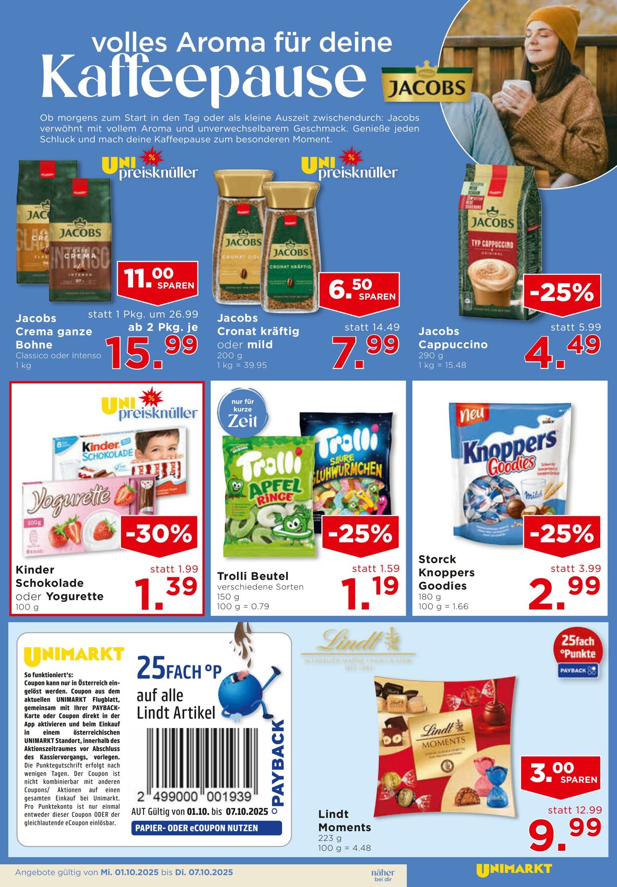 Prospekt Unimarkt 01.10.2025 - 07.10.2025