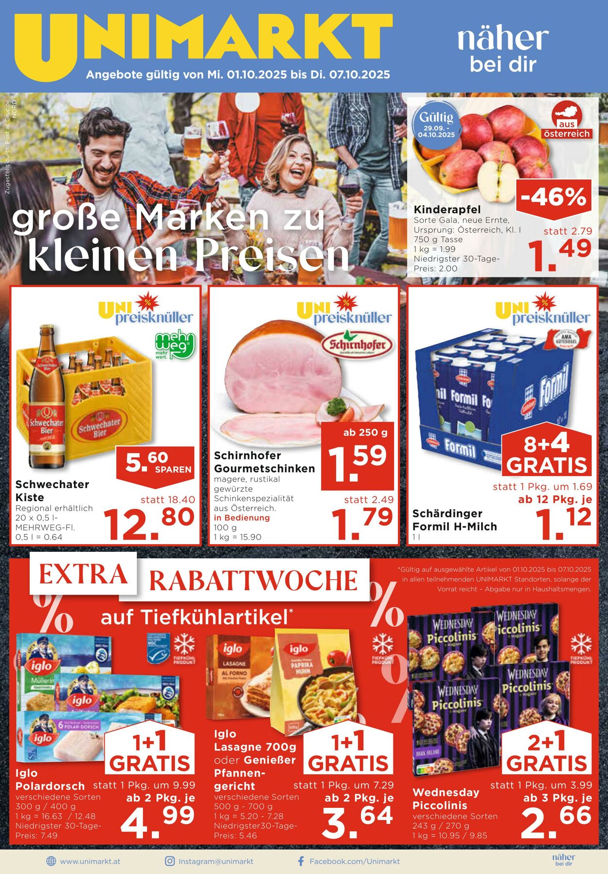 Prospekt Unimarkt 01.10.2025 - 07.10.2025