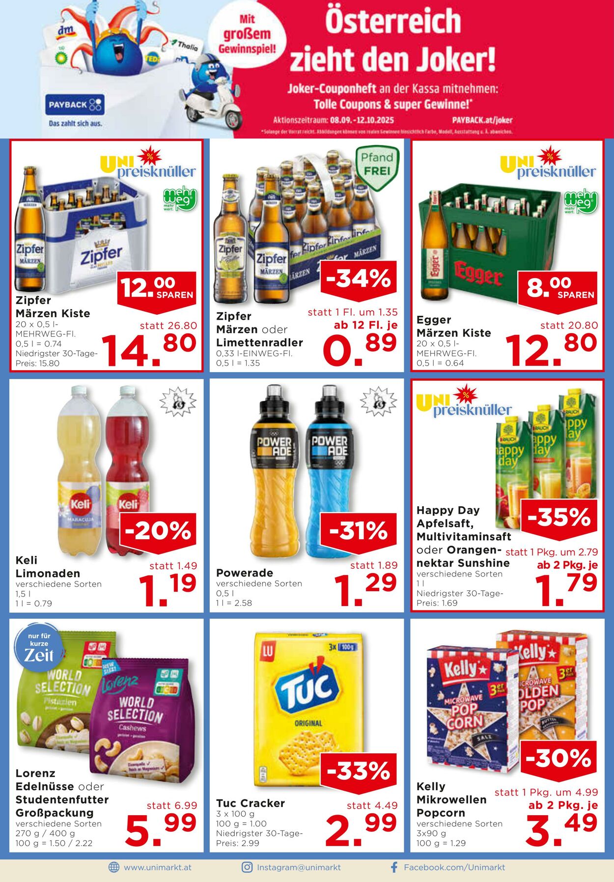Prospekt Unimarkt 01.10.2025 - 07.10.2025