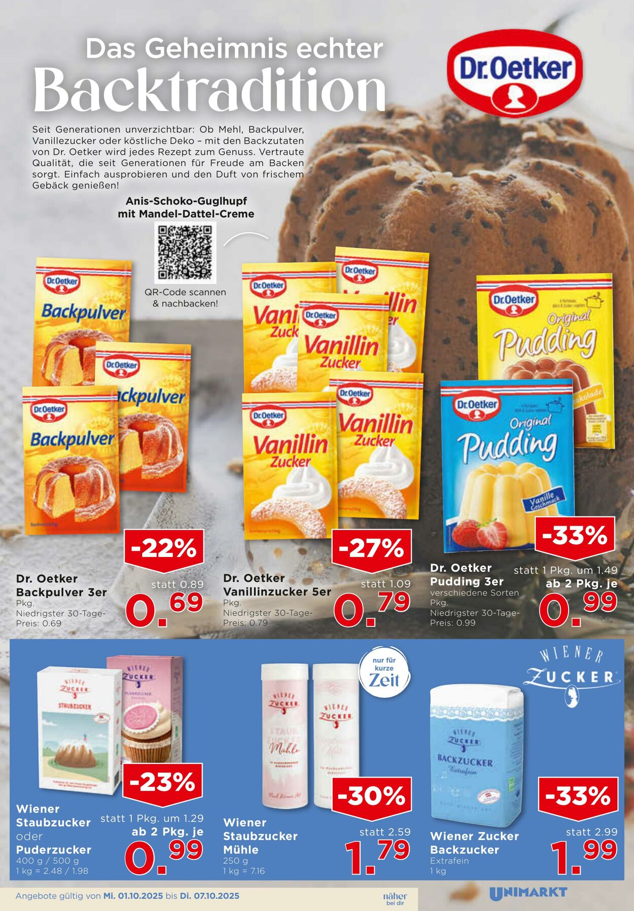 Prospekt Unimarkt 01.10.2025 - 07.10.2025