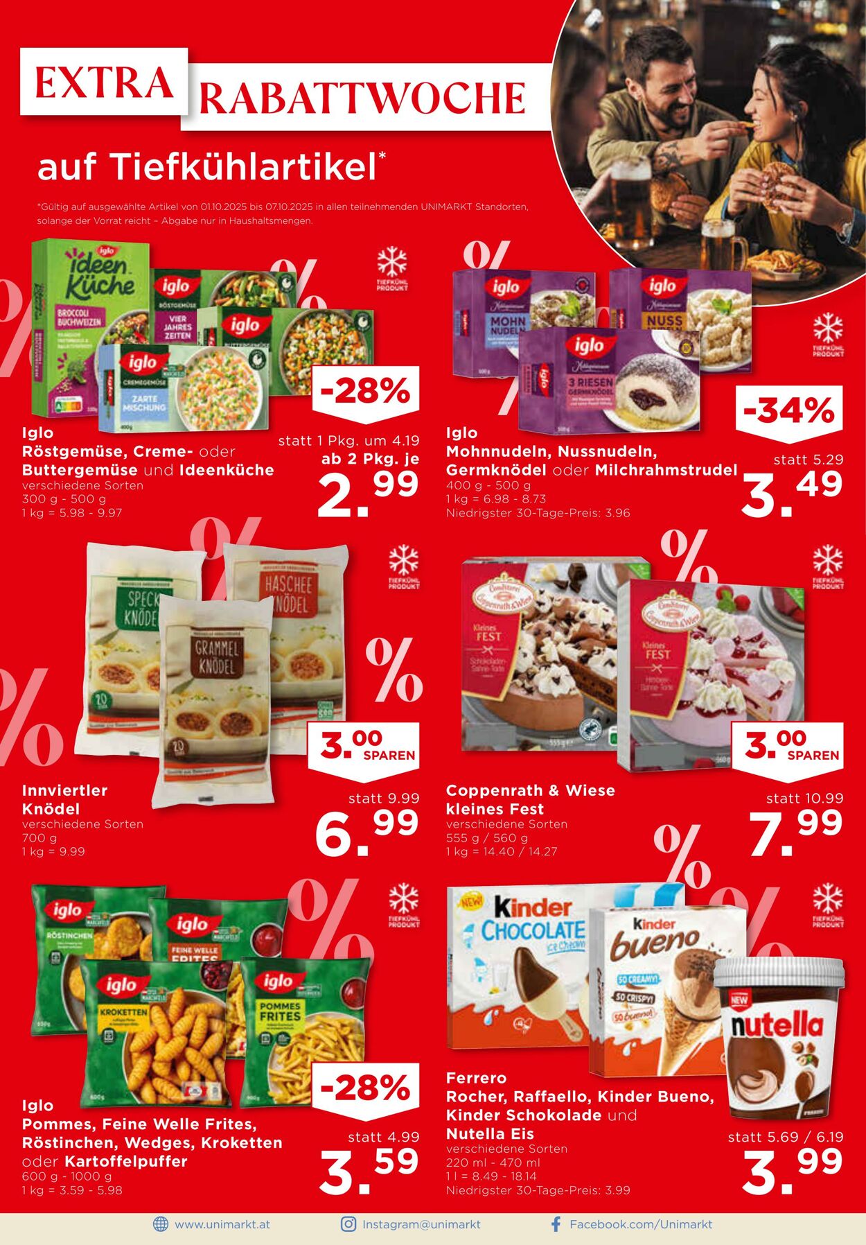 Prospekt Unimarkt 01.10.2025 - 07.10.2025