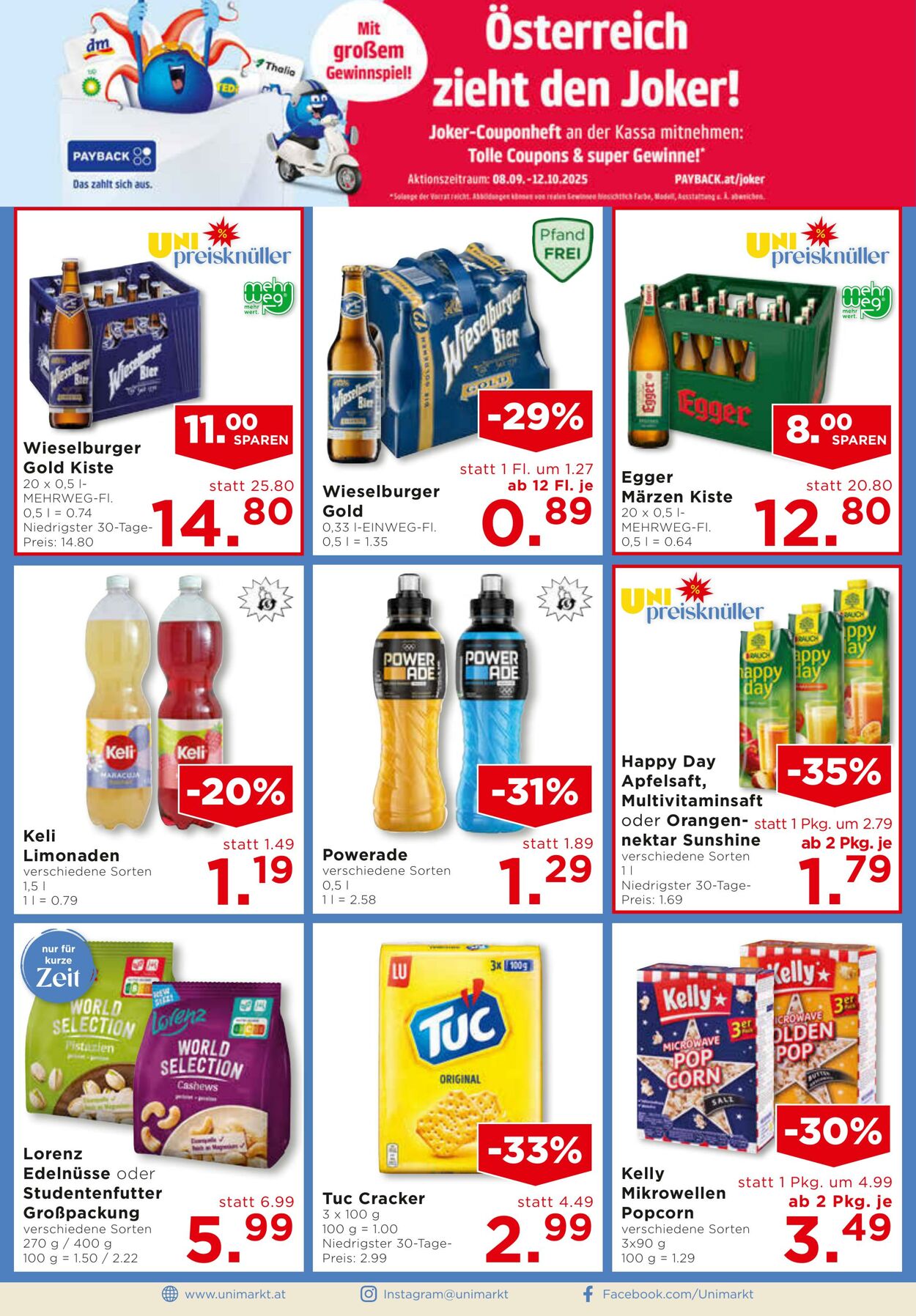 Prospekt Unimarkt 01.10.2025 - 07.10.2025