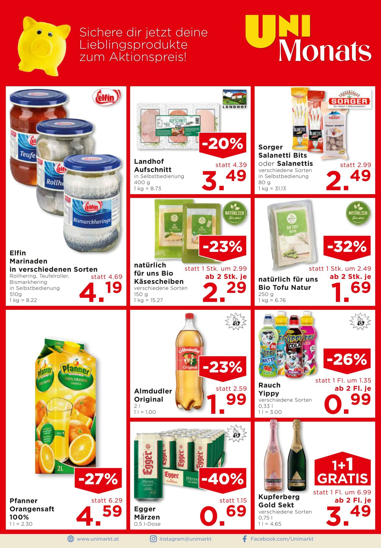 Prospekt Unimarkt 01.10.2025 - 07.10.2025